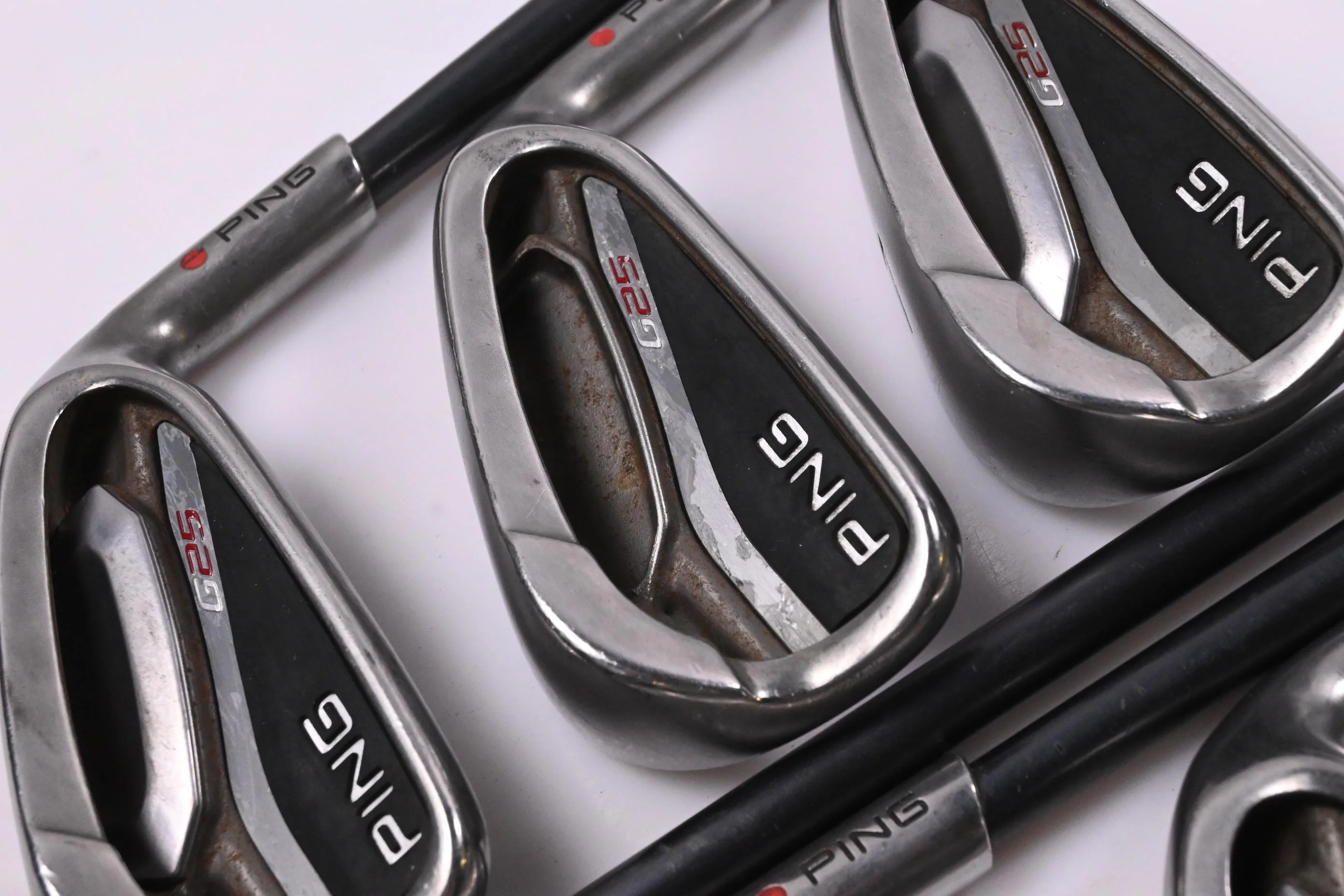Ping G25 Irons / 5-PW+SW / Orange Dot / Senior Flex Ping TFC 80 Shafts