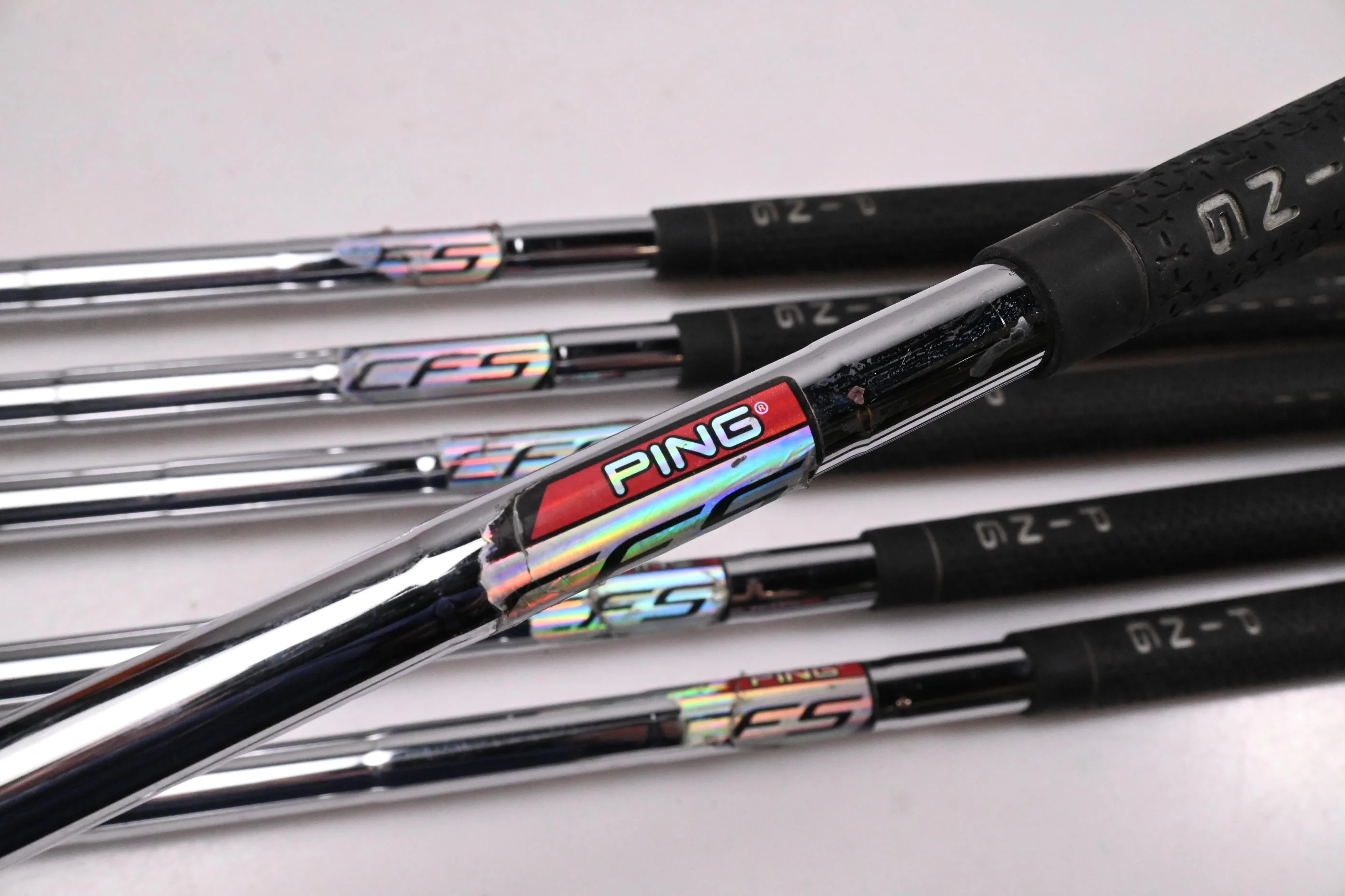 Left Hand Ping G25 Irons / 4-PW / Green Dot / Regular Flex Ping CFS Shafts - Image 5