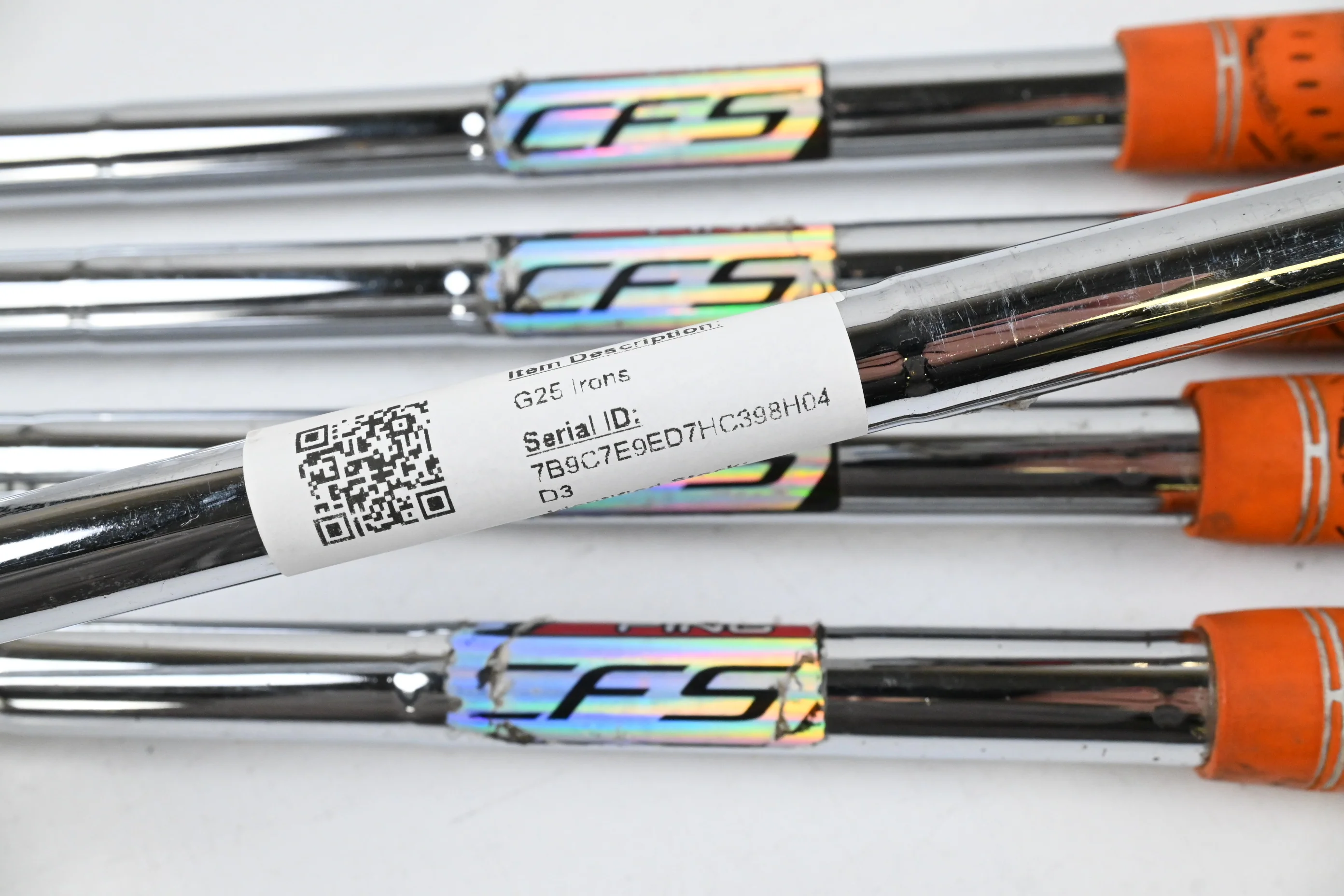 Ping G25 Irons / 5-9i / Wite Dot / Stiff Flex Ping CFS Shafts - Image 6