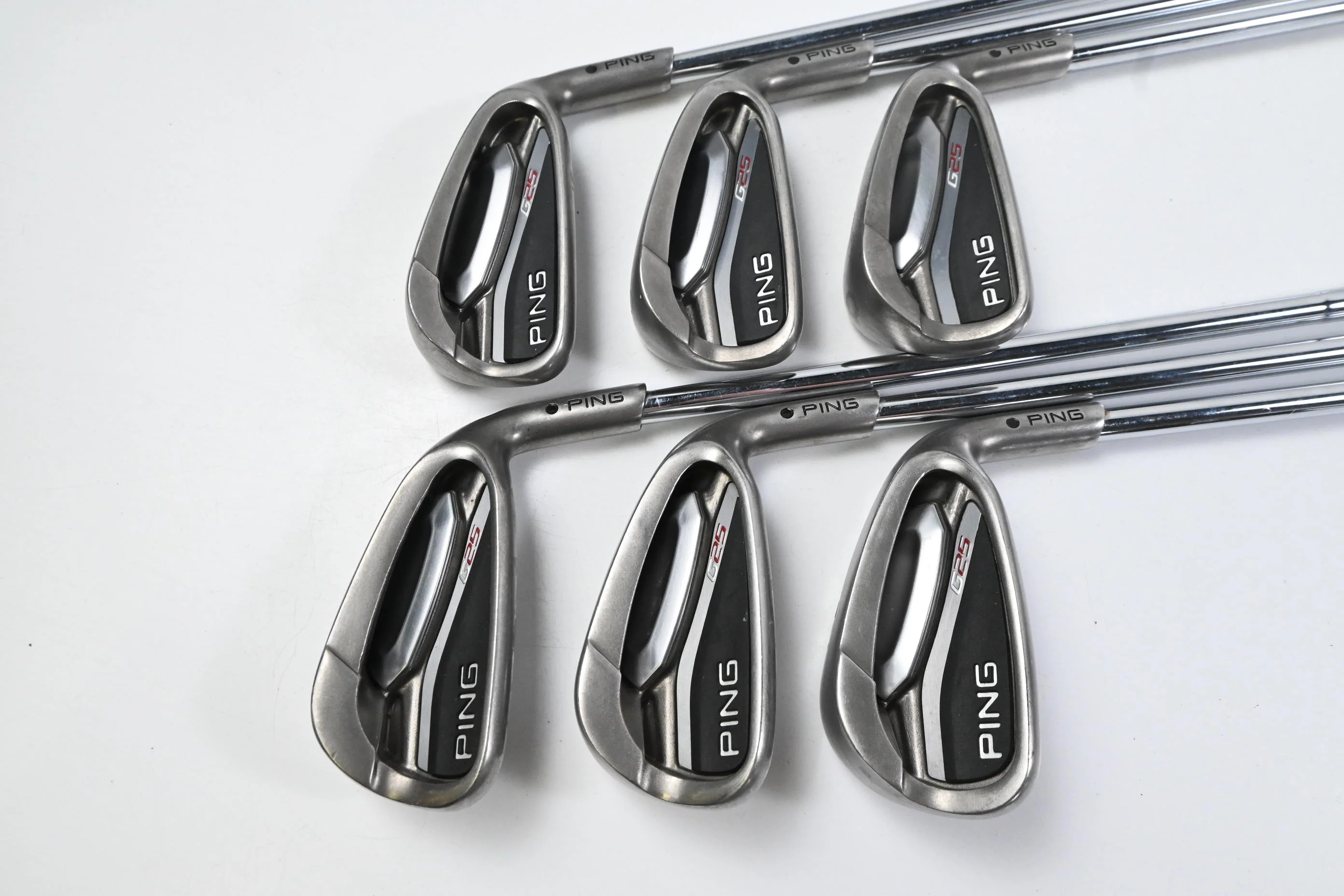 Ping G25 Irons / 4-9i / Black Dot / Regular Flex Steel Shafts - Image 2