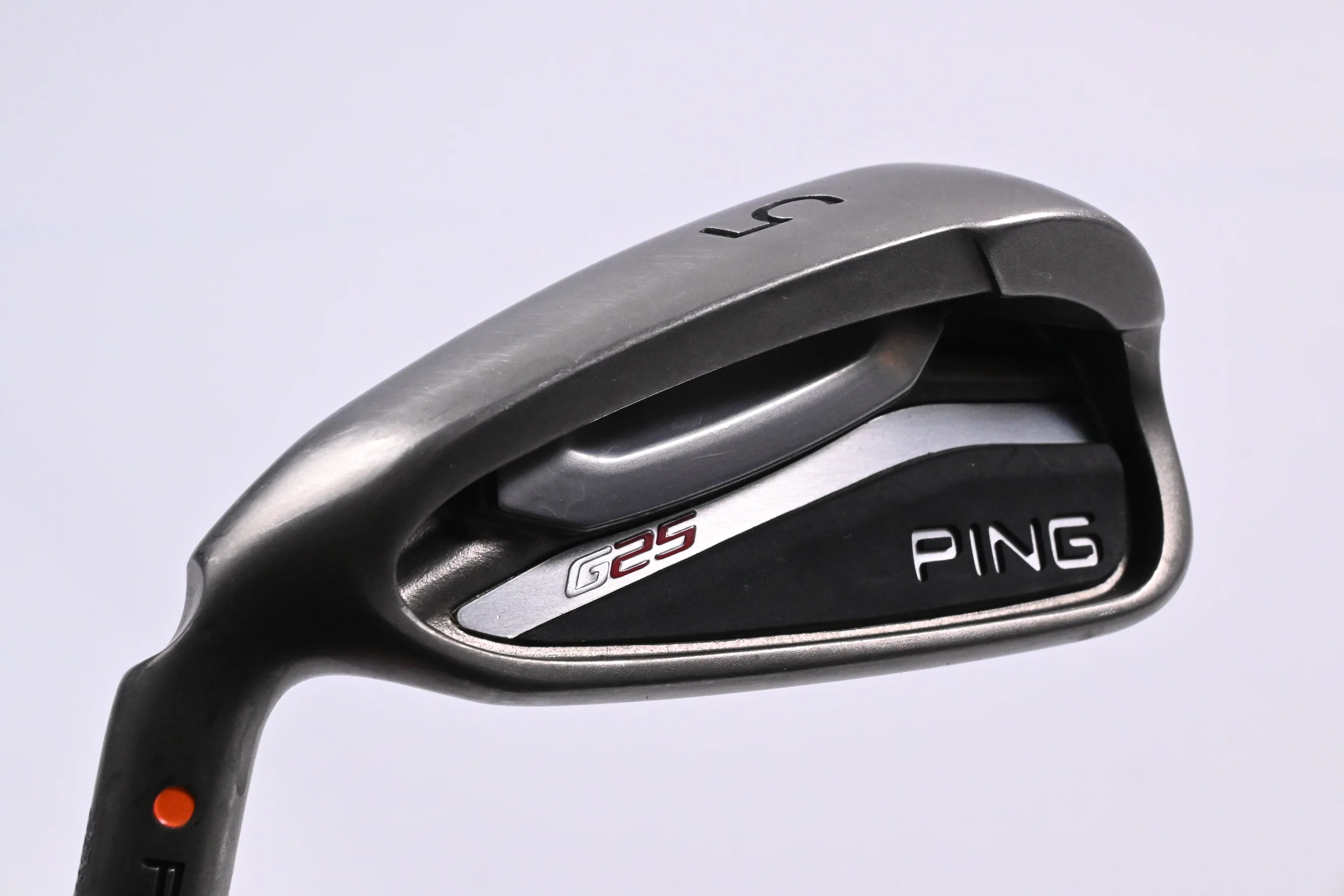 Left Hand Ping G25 #5 Iron / 26 Degree / Orange Dot / Regular Flex Ping TFC 419