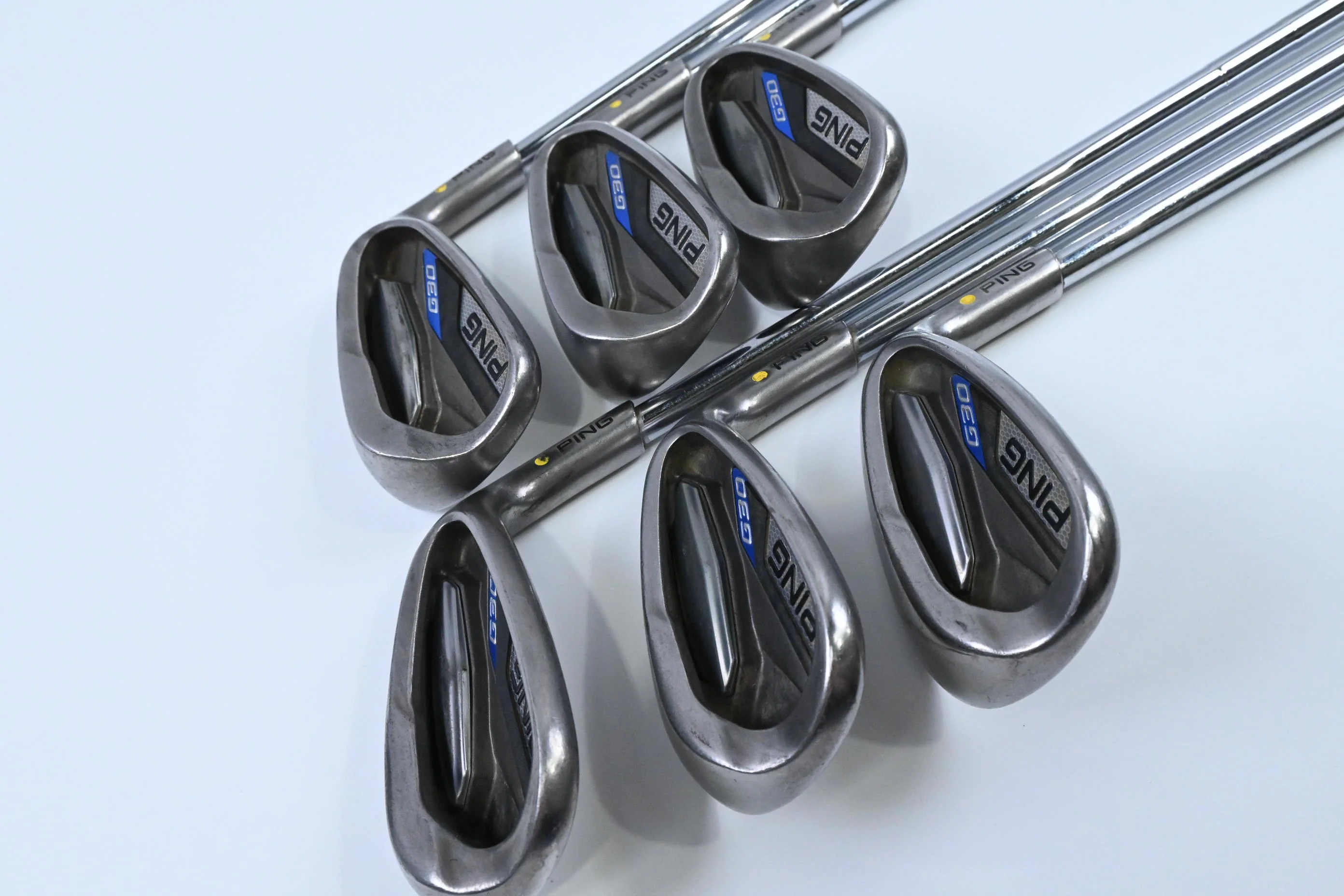 Ping G30 Irons / 8-PW+UW+SW+LW / Yellow Dot / Senior Flex Ping CFS Distance - Image 2