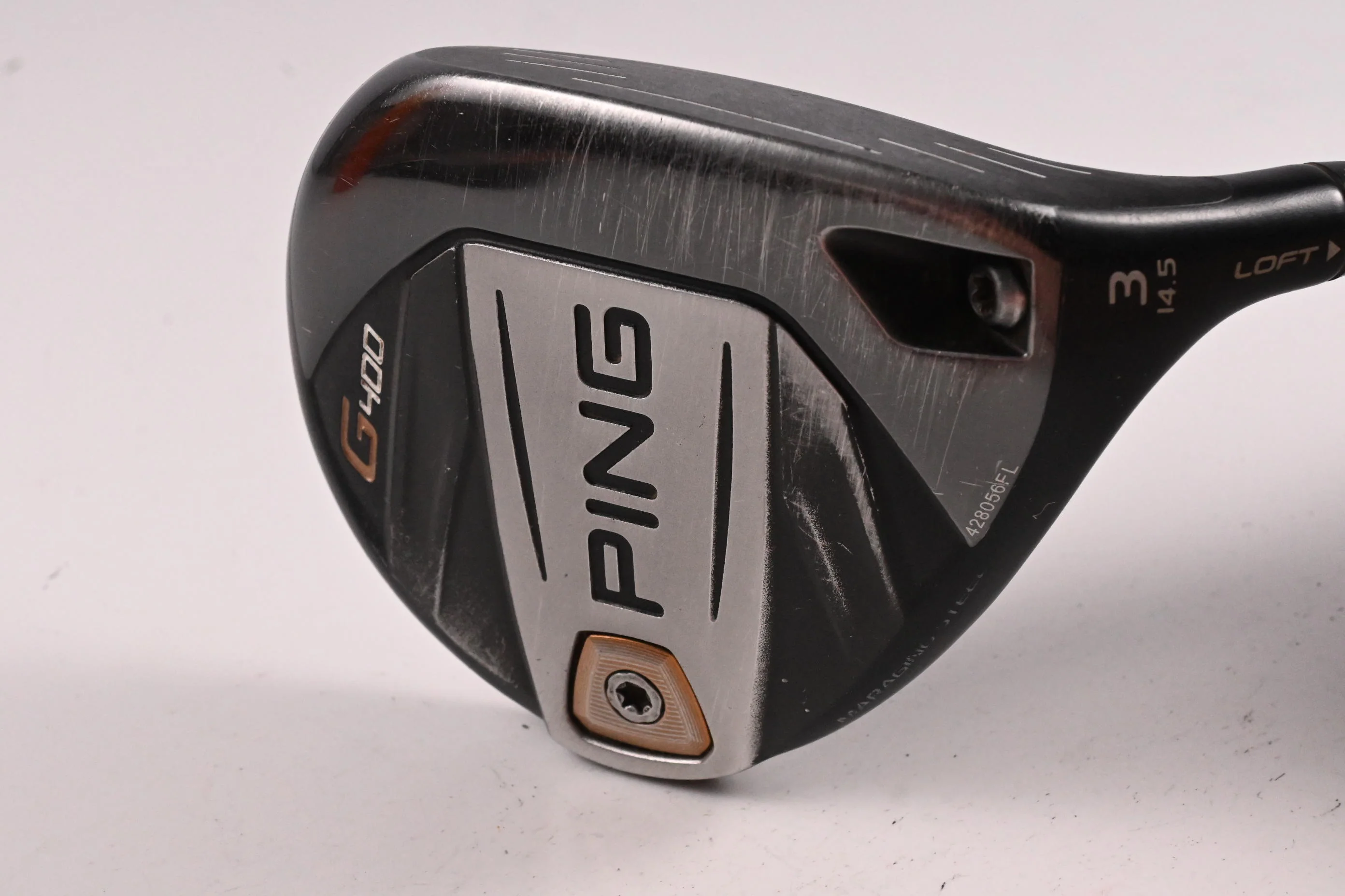 Ping G400 #3 Wood / 14.5 Degree / Regular Flex Fujikura Atmos Orange 5 Shaft - Image 2