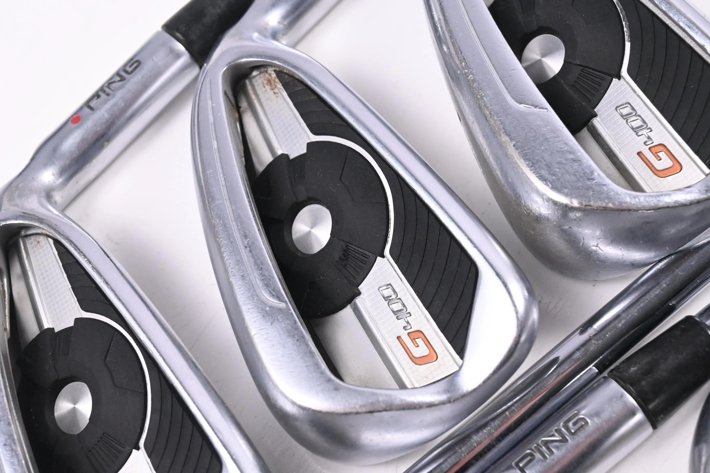Ping G400 Irons / 5-PW+SW / Red Dot / Senior Flex Ping CFS Distance Shafts