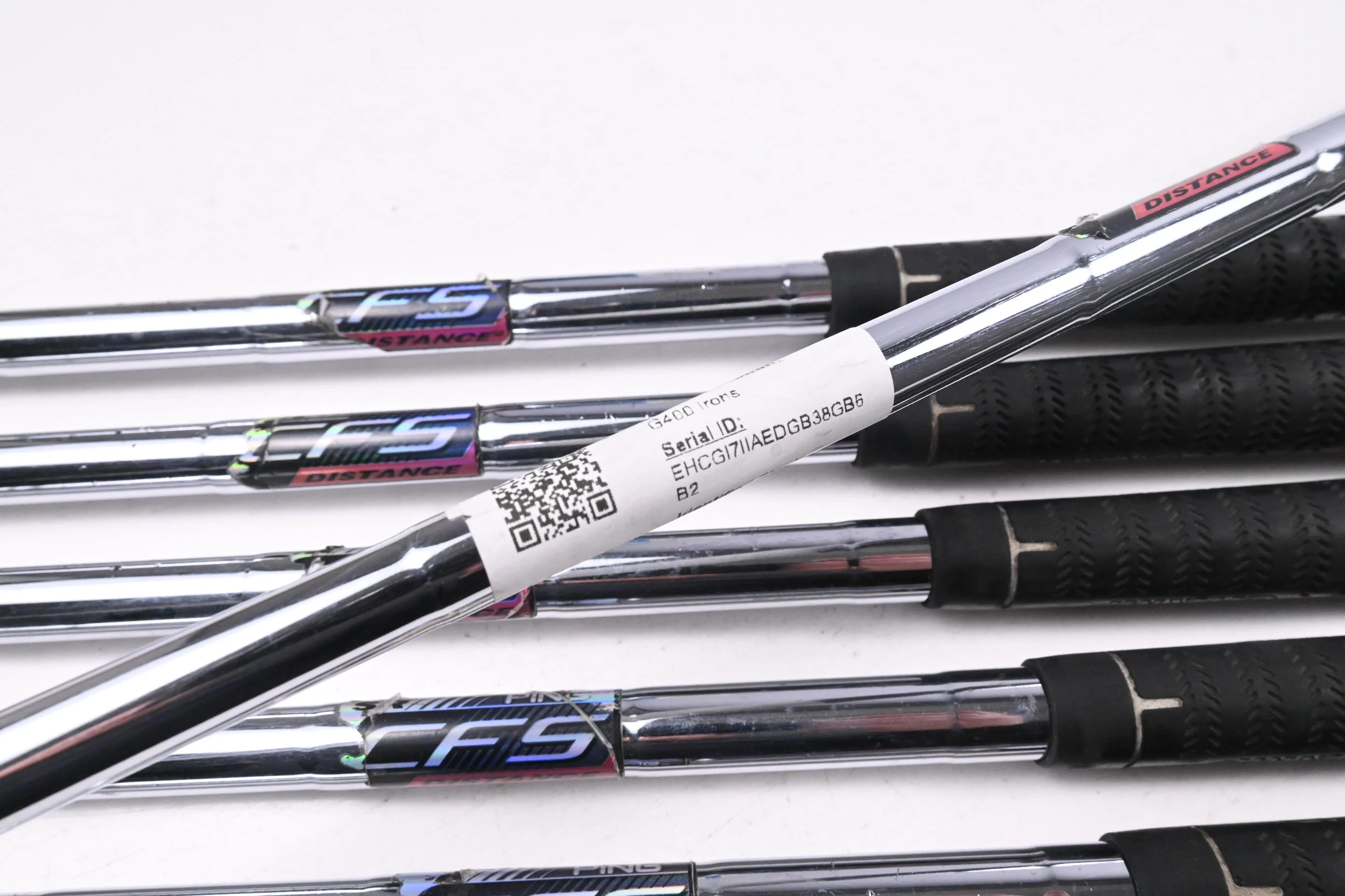 Ping G400 Irons / 5-PW+SW / Red Dot / Senior Flex Ping CFS Distance Shafts - Image 6