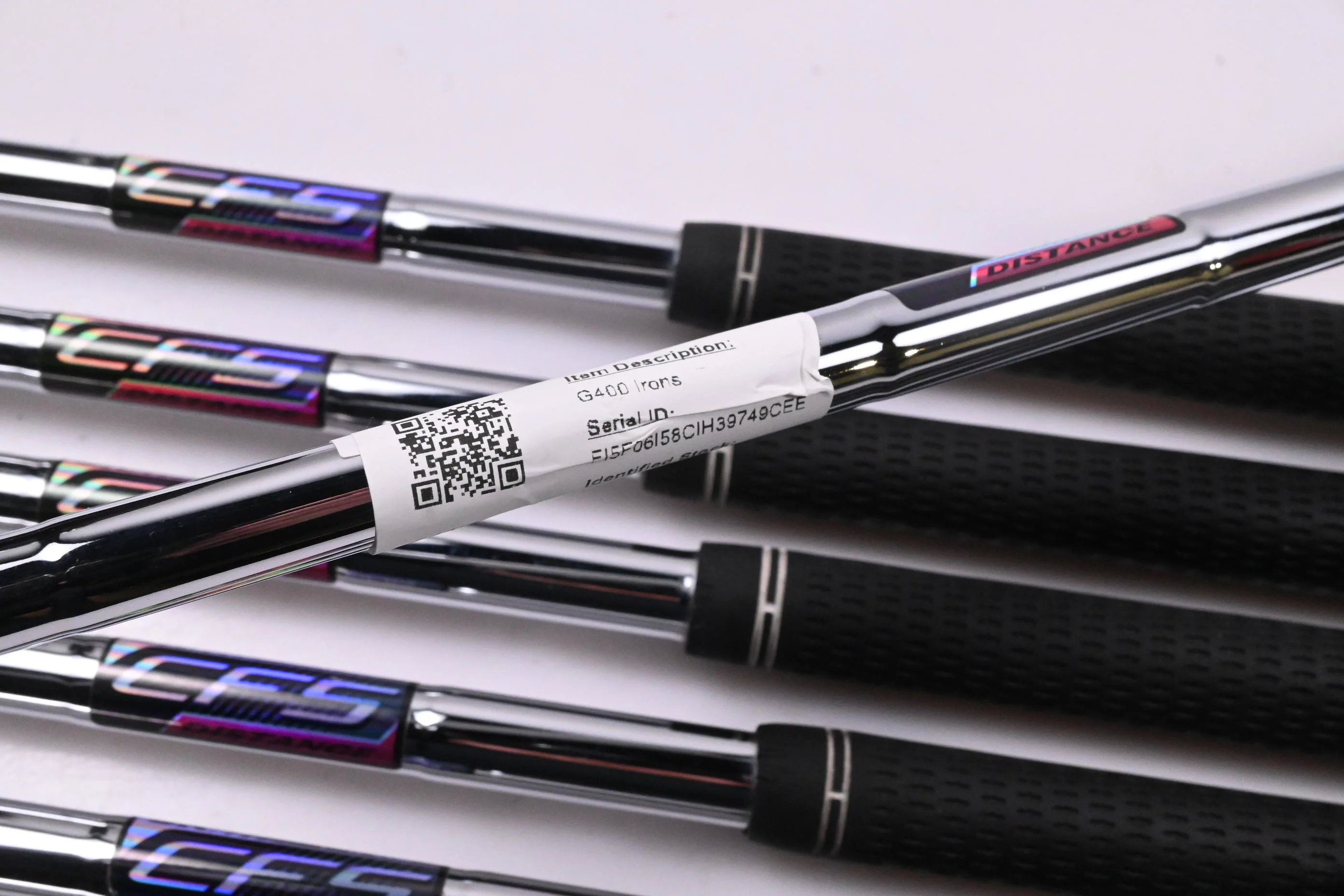 Ping G400 Irons / 5-PW+GW / Blue Dot / Senior Flex Ping CFS Distance Shafts - Image 6
