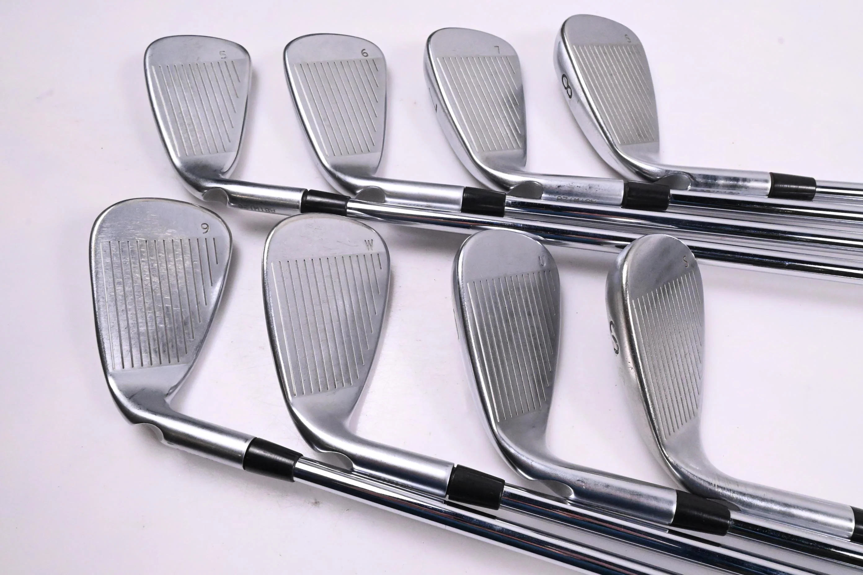 Ping G400 Irons / 5-PW+GW+SW / Black Dot / Stiff Flex Ping AMT 2.0 Shafts - Image 3