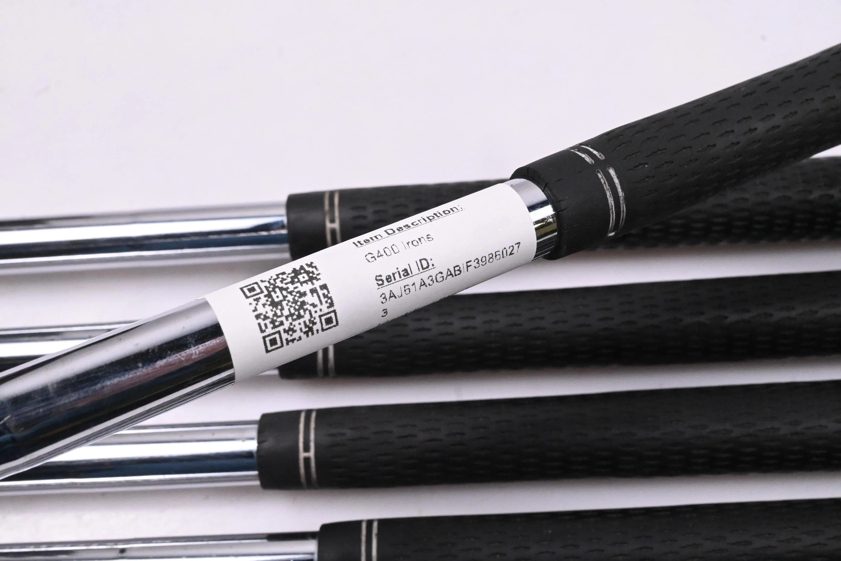 Ping G400 Irons / 5-PW+GW+SW / Black Dot / Stiff Flex Ping AMT 2.0 Shafts - Image 6