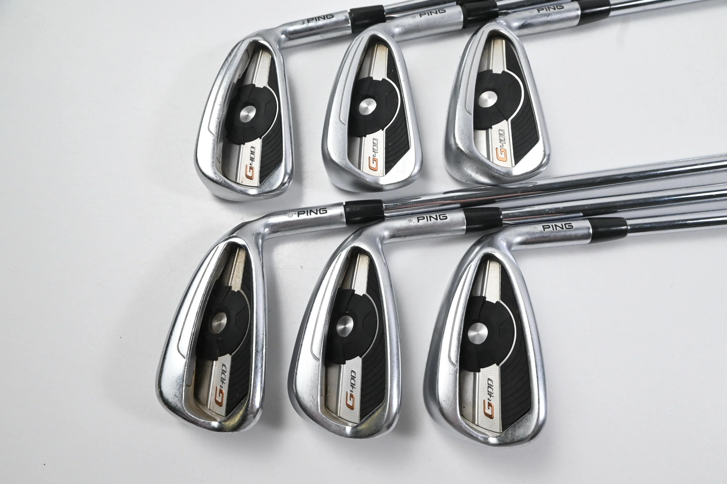 Ping G400 Irons / 4-9i / Silver Dot / Regular Flex Ping AWT 2.0 Shafts - Image 2