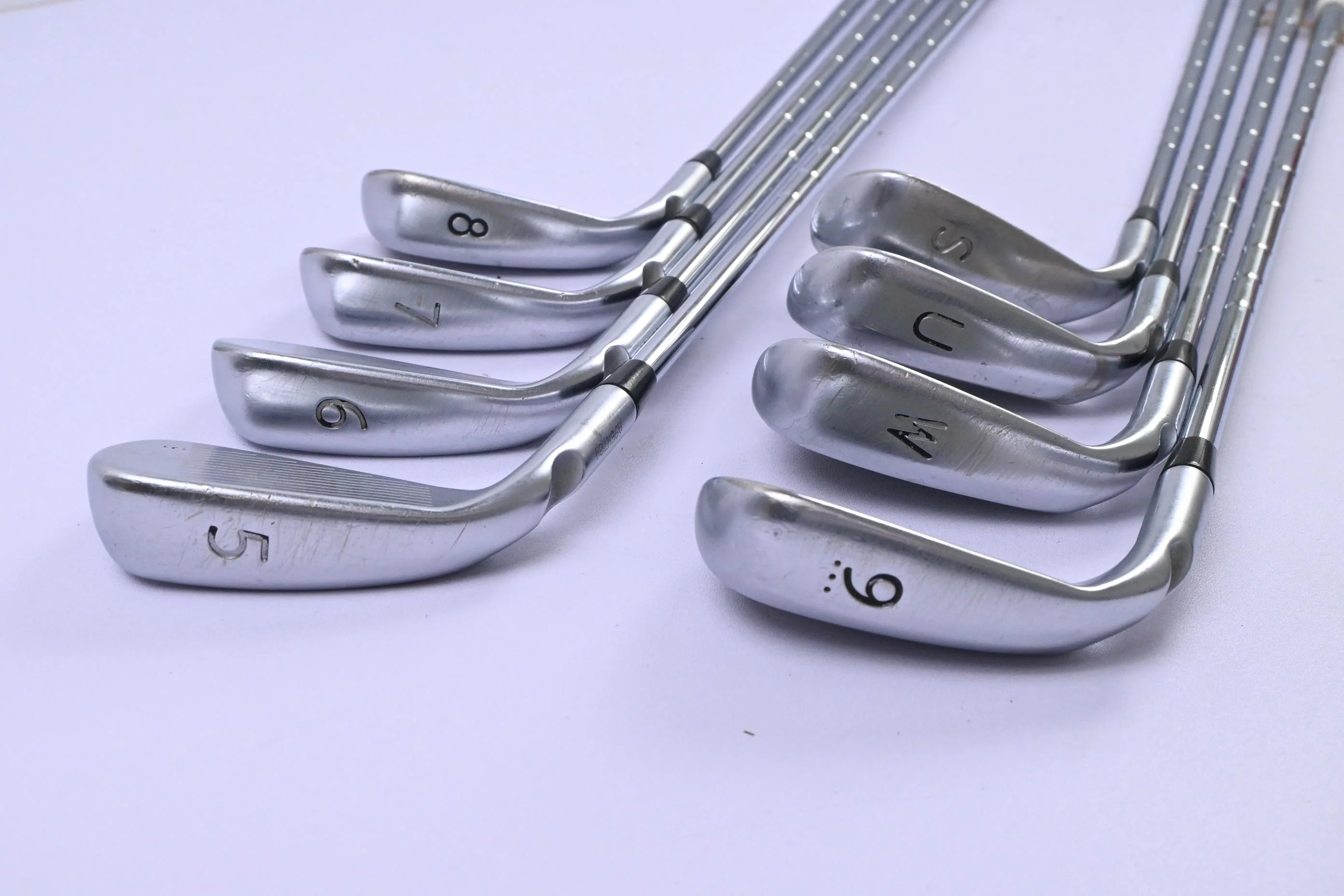Ping G400 Irons / 5-PW+GW+SW / White Dot / Stiff Flex Ping CFS Shafts - Image 4