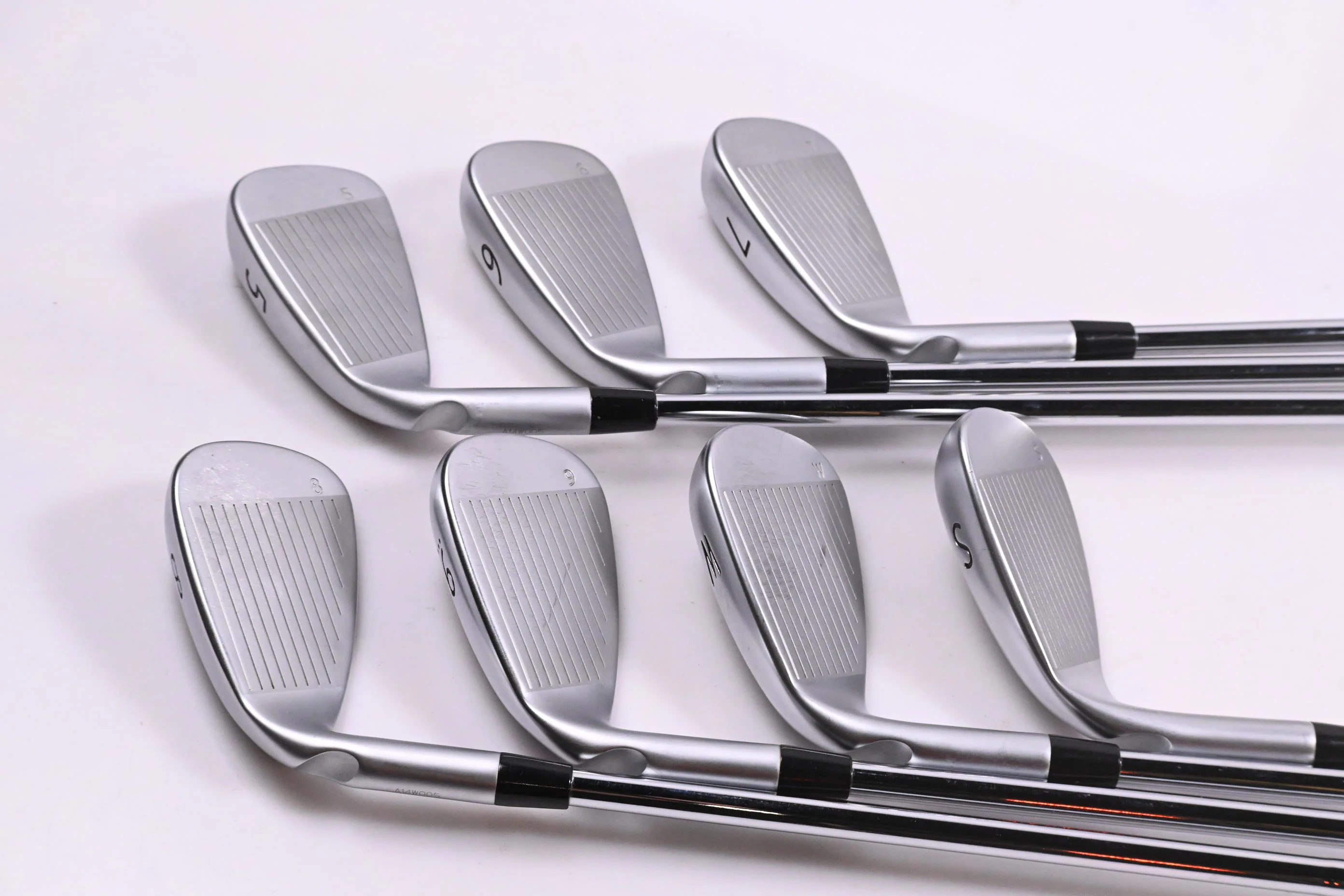 Ping G400 Irons / 5-PW+SW / Black Dot / Stiff Flex Ping AWT 2.0 Shafts - Image 3