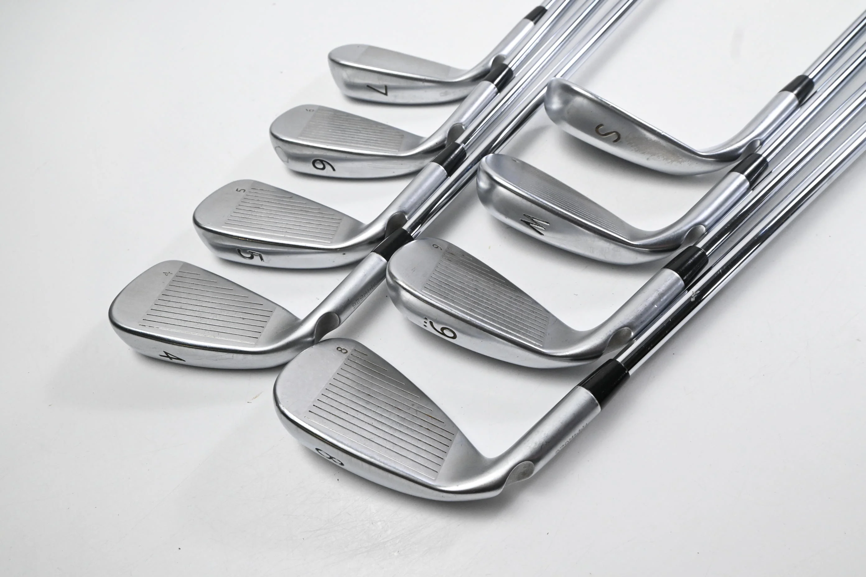 Ping G400 Irons / 4-PW+SW / White Dot / Regular Flex Ping AWT 2.0 Shafts - Image 4