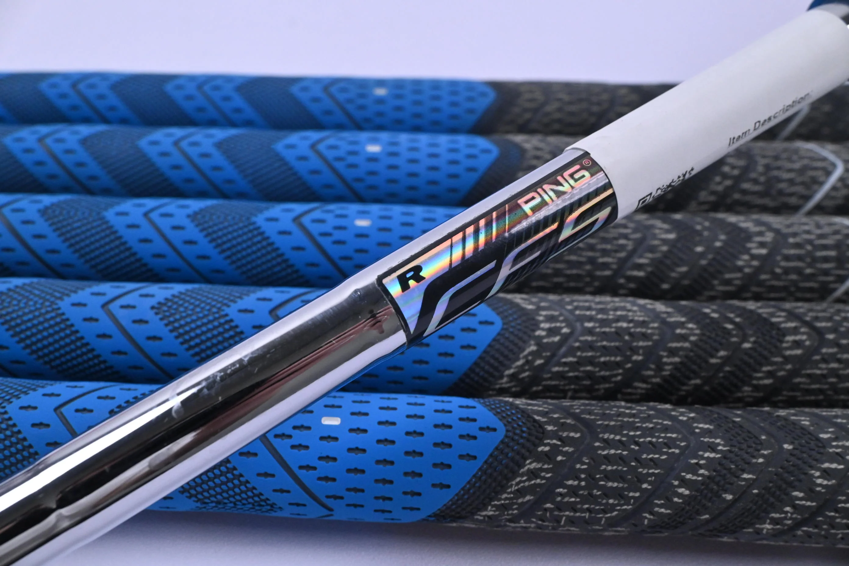 Ping G400 Irons / 7-PW+GW+SW / Green Dot / Regular Flex Ping CFS Shafts - Image 5