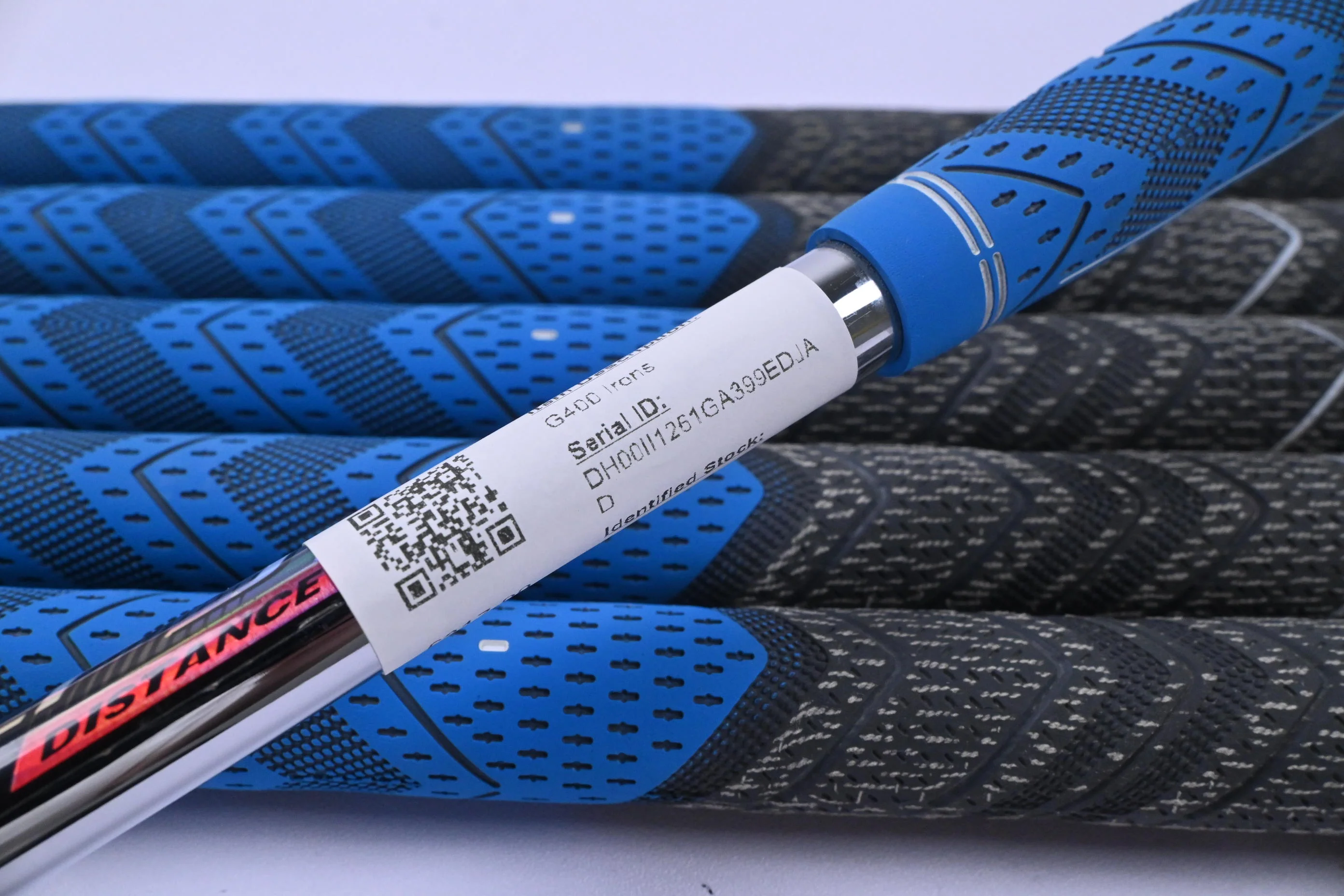 Ping G400 Irons / 7-PW+GW+SW / Green Dot / Regular Flex Ping CFS Shafts - Image 6