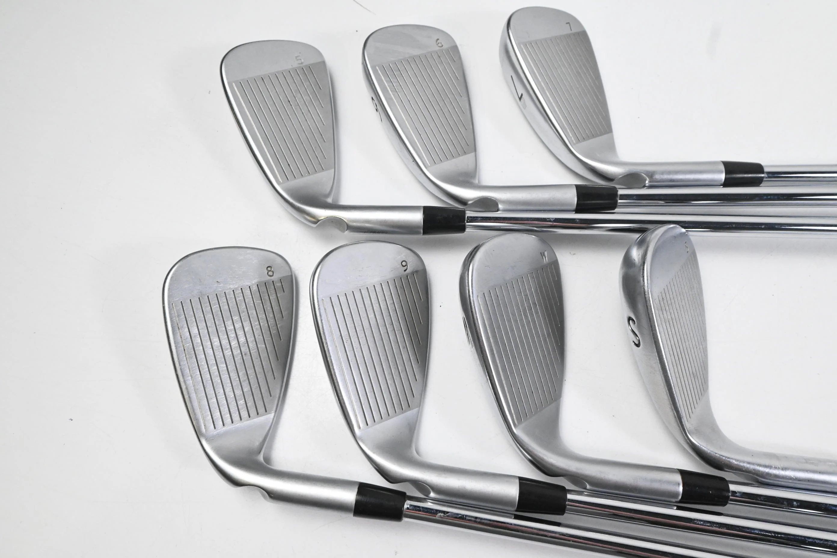 Ping G400 Irons / 5-PW+SW / Green Dot / Stiff Flex Ping AWT 2.0 Shafts - Image 3