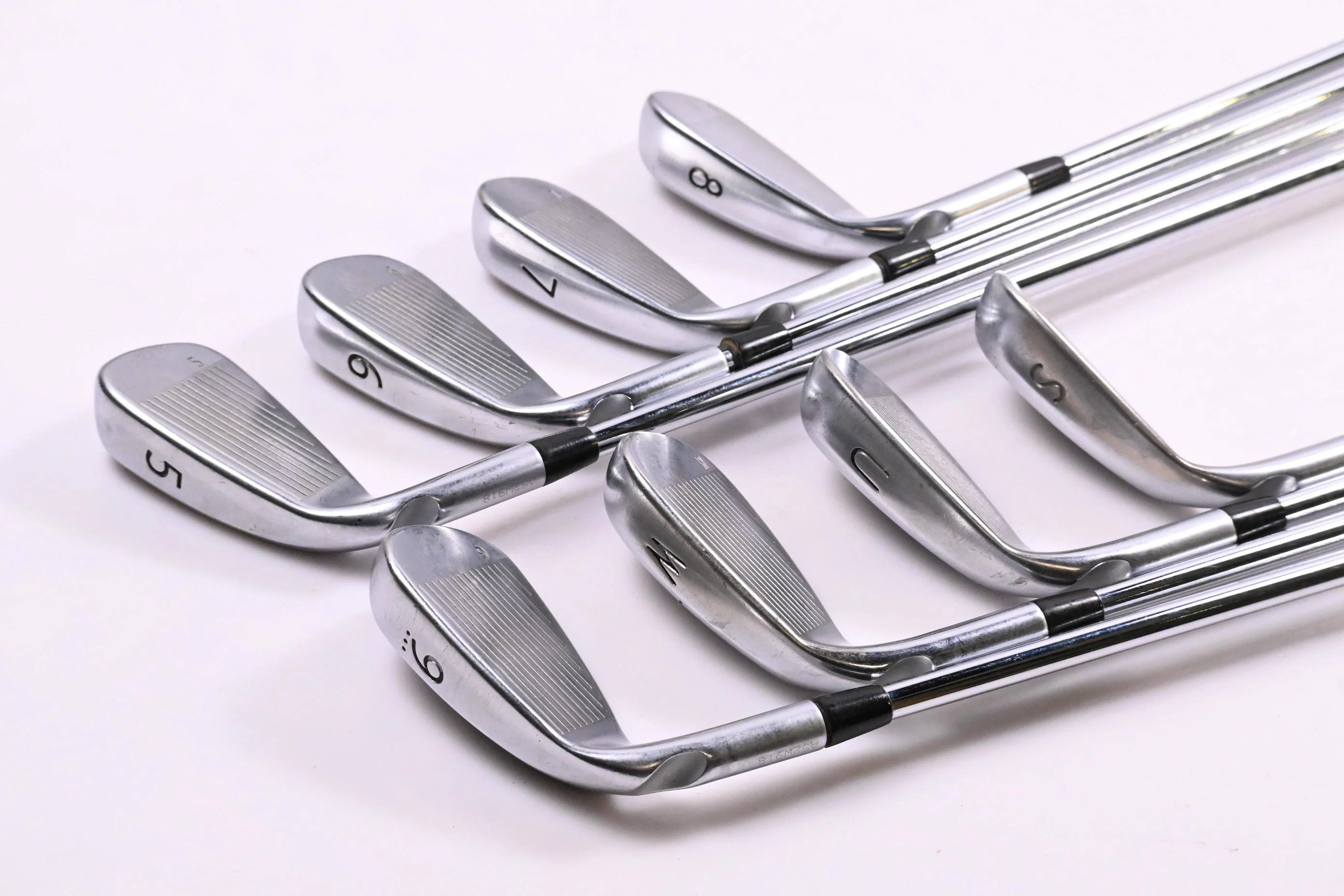 Ping G400 Irons / 5-PW+GW+SW / Silver Dot / Stiff Flex Ping AWT 2.0 Shafts - Image 4
