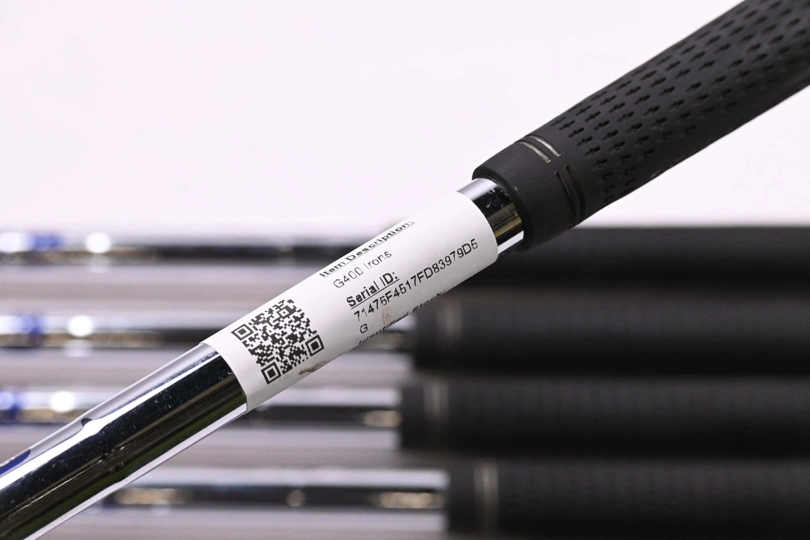 Ping G400 Irons / 5-PW+GW+SW / Silver Dot / Stiff Flex Ping AWT 2.0 Shafts - Image 6