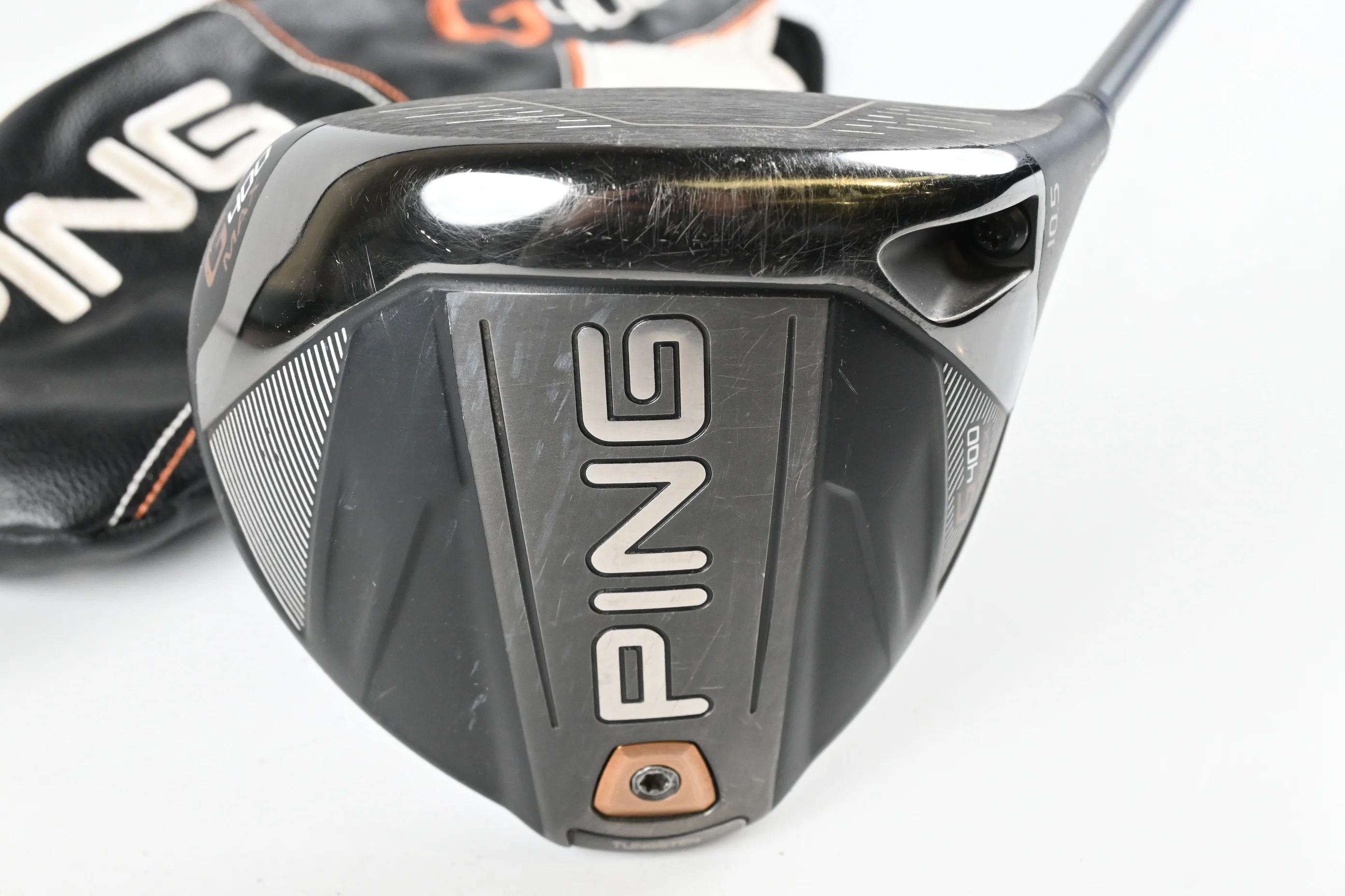 Ping G400 Max Driver / 10.5 Degree / Stiff Flex Hzrdus Smoke Black 70 Shaft - Image 2