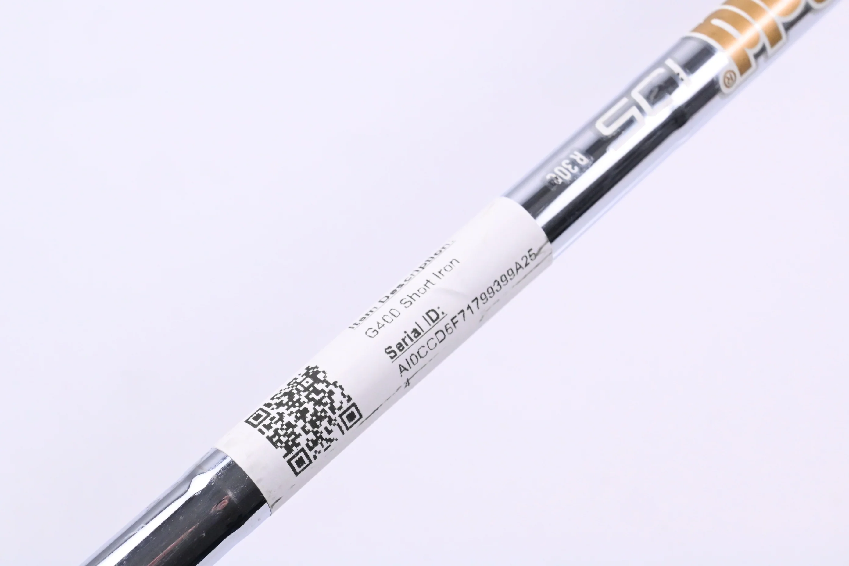 Ping G400 #9 Iron / 39.5 Degree / Black Dot / Regular Flex Dynamic Gold 105 R300 - Image 6