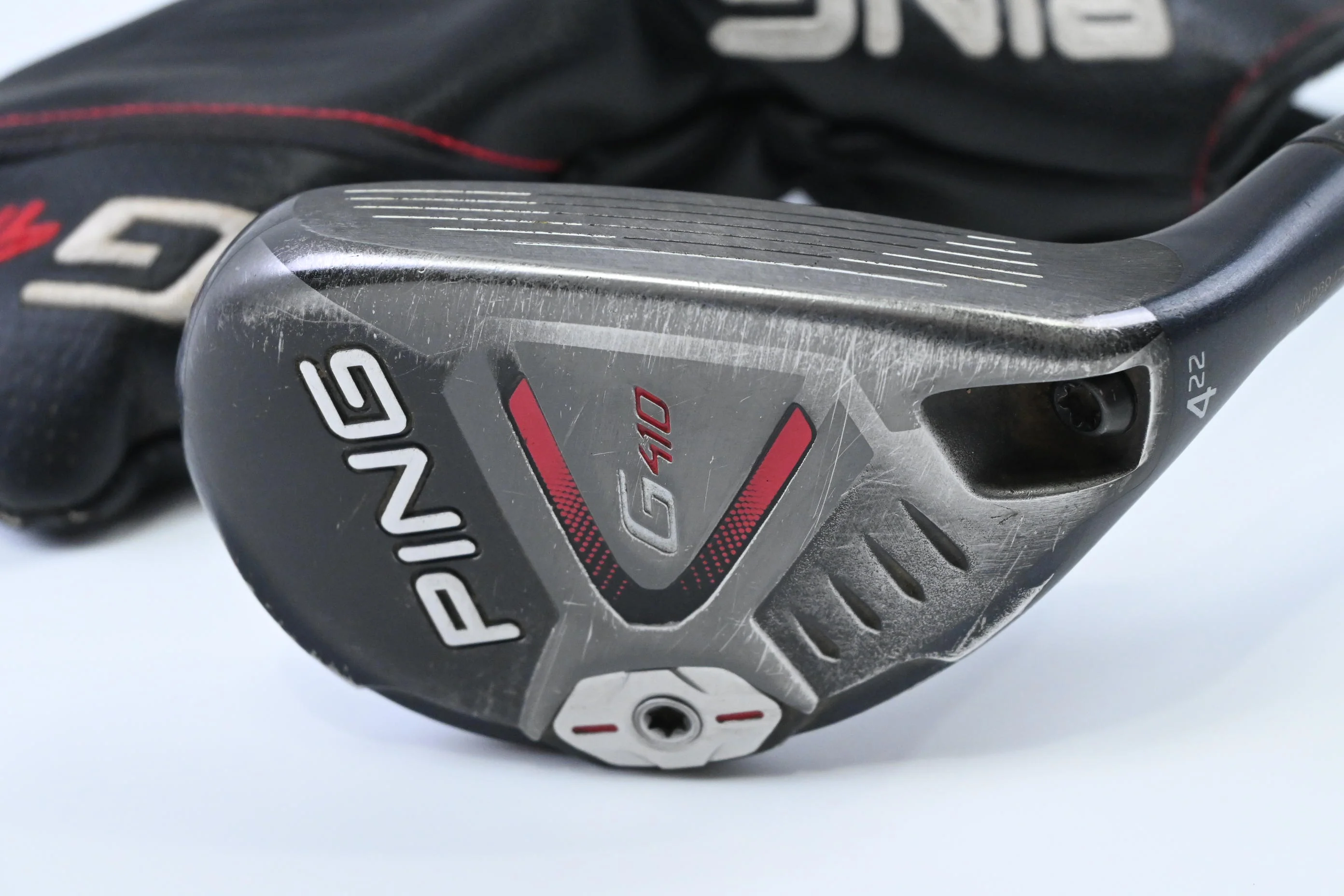 Ping G410 #4 Hybrid / 22 Degree / Regular Flex Ping Alta CB Red 70 Shaft - Image 2