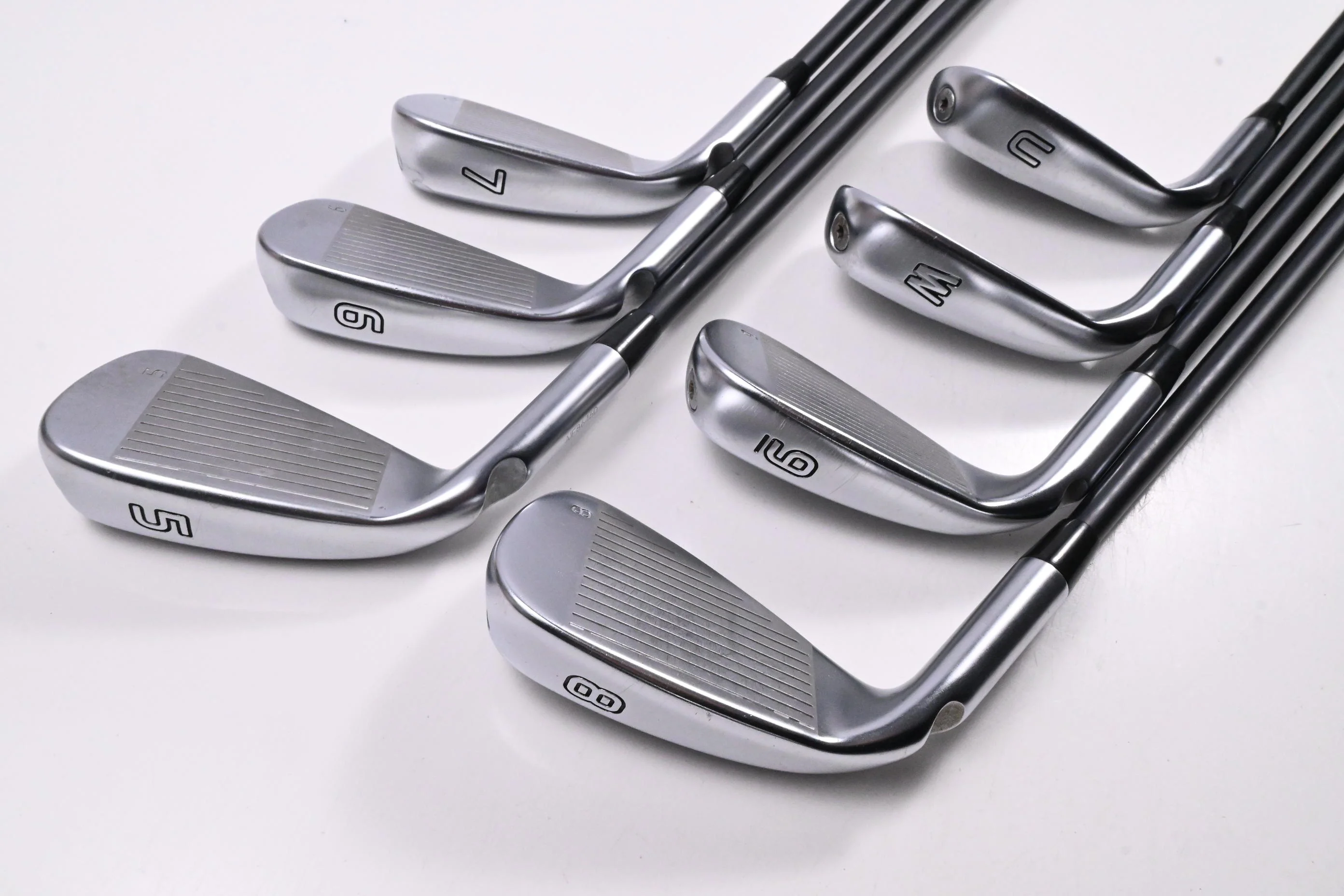 Ping G410 Irons / 5-PW+UW / Black Dot / Stiff Flex Ping Alta CB Red AWT Shafts - Image 4