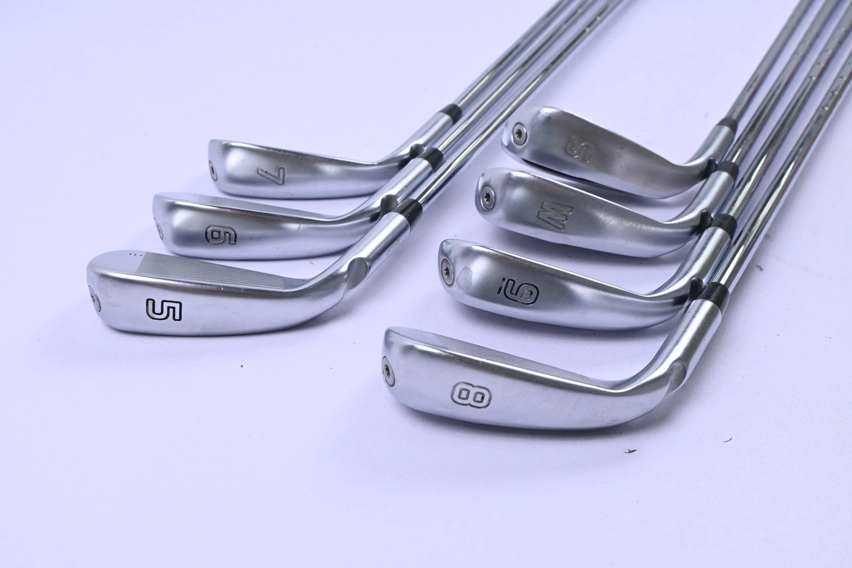 Ping G410 Irons / 5-PW+SW / Blue Dot / Regular Flex Ping AWT 2.0 Shafts - Image 4