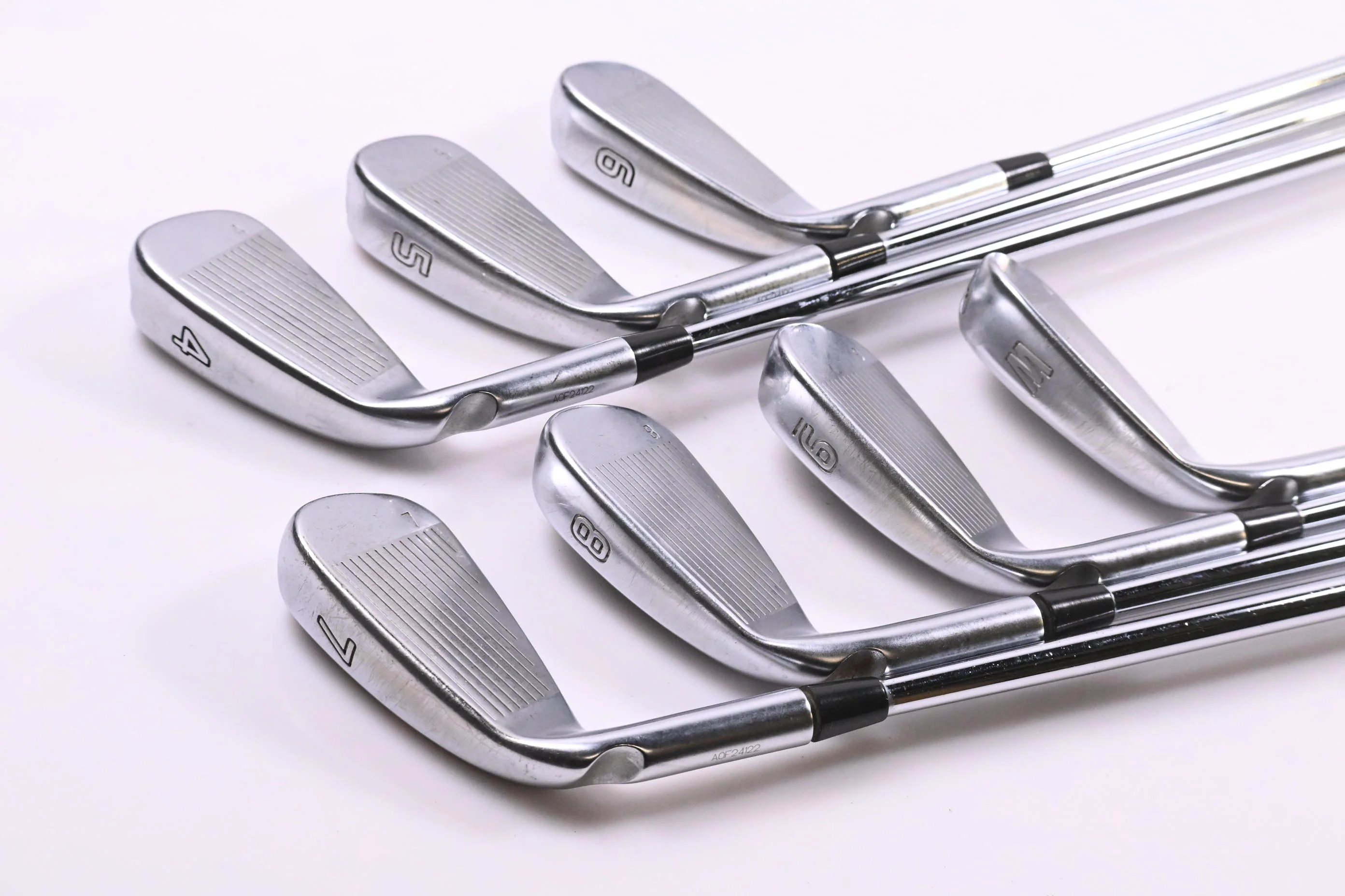 Ping G410 Irons / 4-PW / Blue Dot / Regular Flex Ping AWT 2.0 Shafts - Image 4