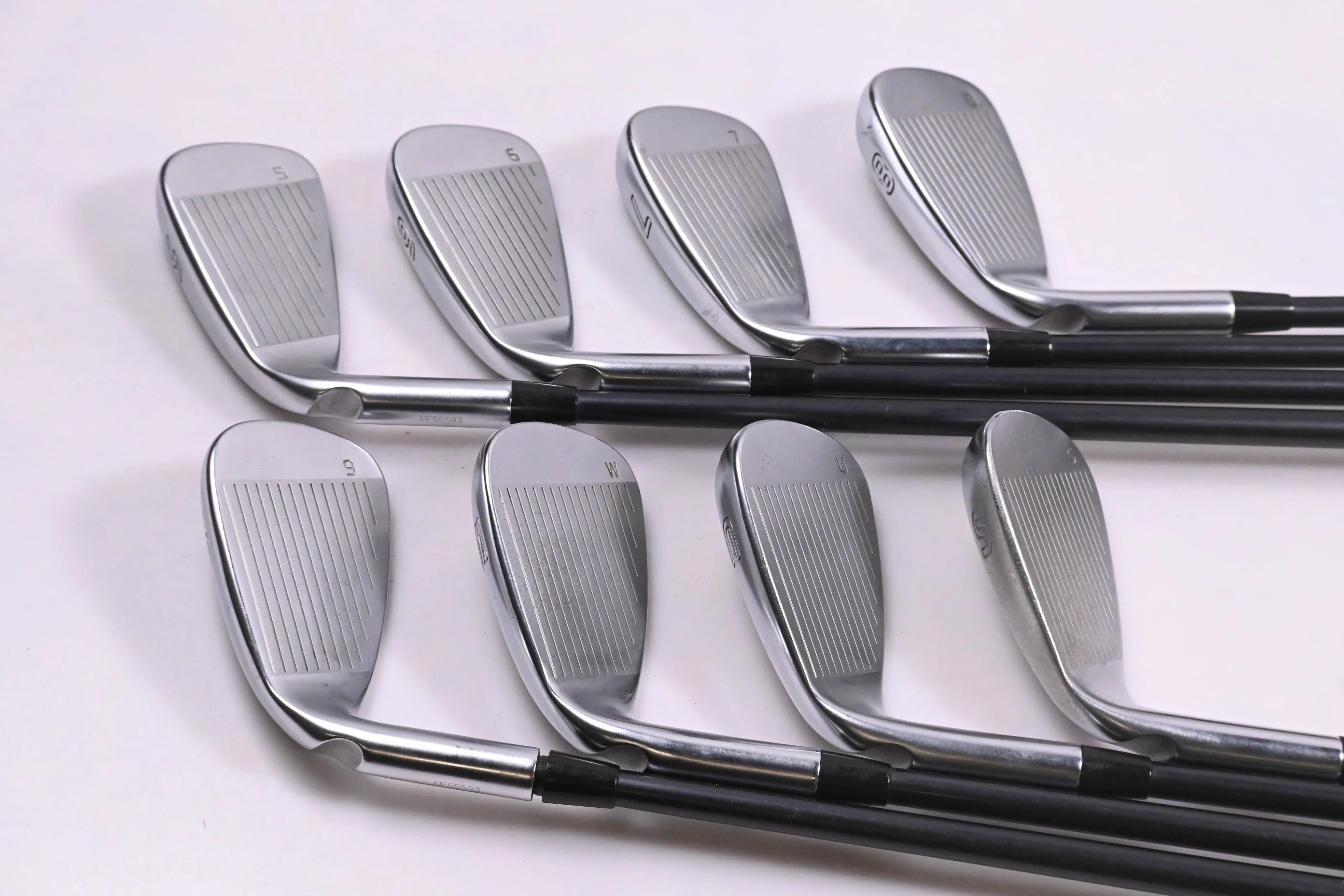 Ping G410 Irons / 5-PW+GW+SW / Blue Dot / Regular Flex Ping Alta CB Red Shafts - Image 3