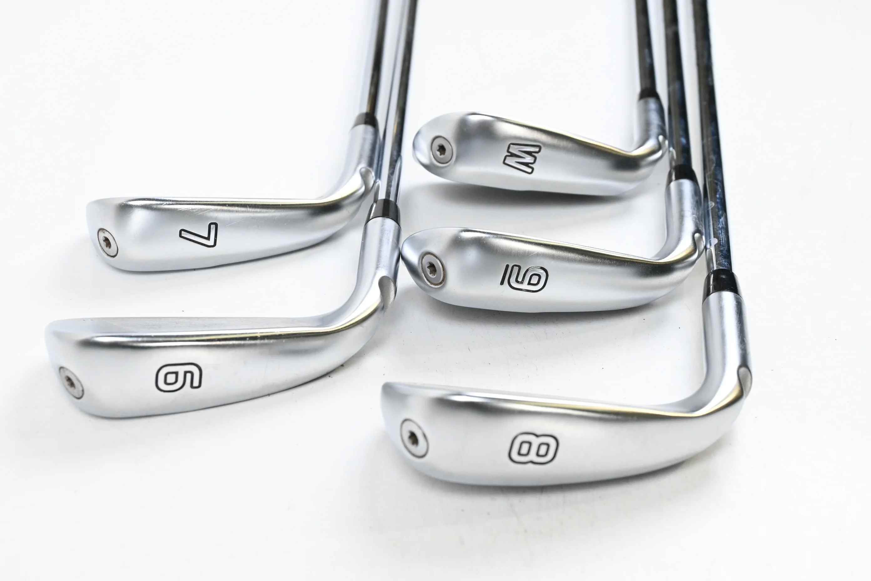 Ping G410 Irons / 6-PW / Blue Dot / Regular Flex Ping AWT 2.0 Shafts - Image 4