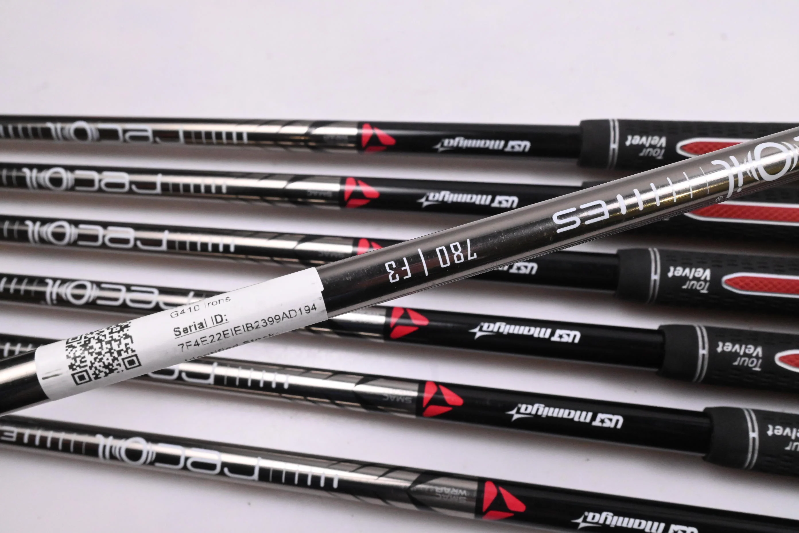 Ping G410 Irons / 5-PW+SW / Blue Dot / Regular Flex UST Recoil ES 780 Shafts - Image 5