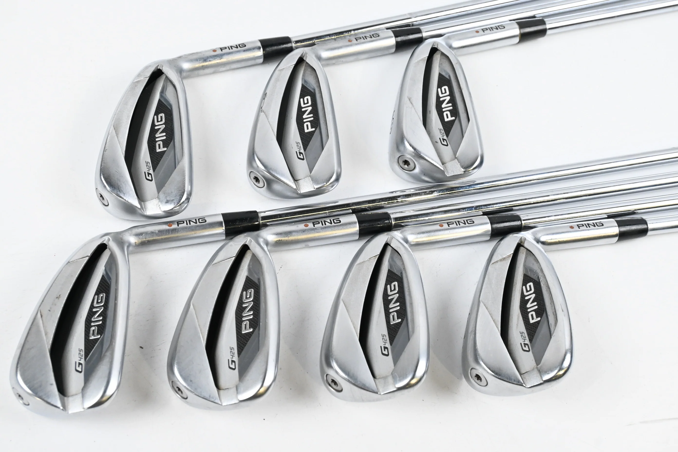 Ping G425 Irons / 4-PW / Brown Dot / Regular Flex Elevate MPH 95 Shaft - Image 2