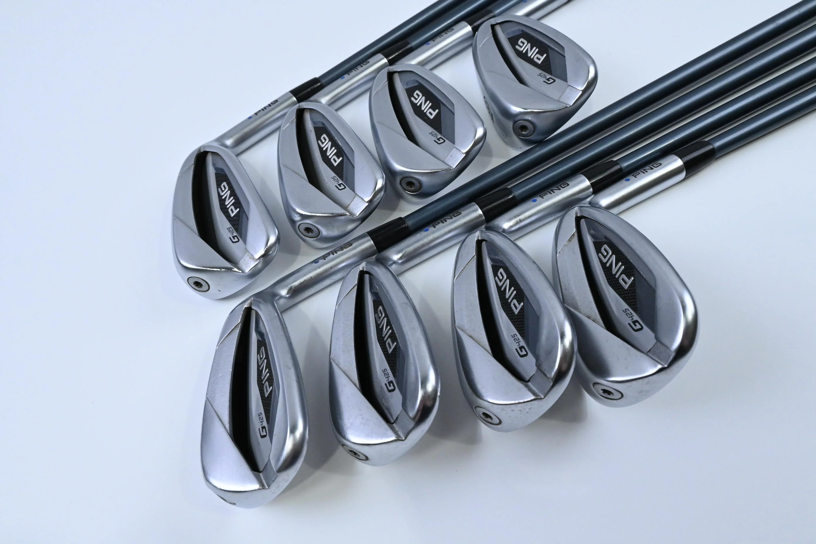 Ping G425 Irons / 6-PW+UW+SW+LW / Blue Dot / Regular Flex Ping Alta CB Slate AWT - Image 2