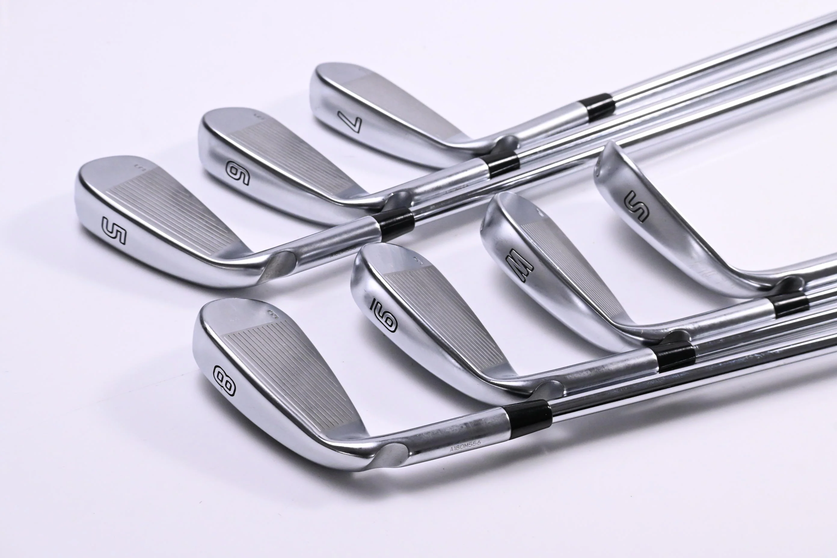 Ping G425 Irons / 5-PW+SW / White Dot / Regular Flex Ping AWT 2.0 Shafts - Image 4
