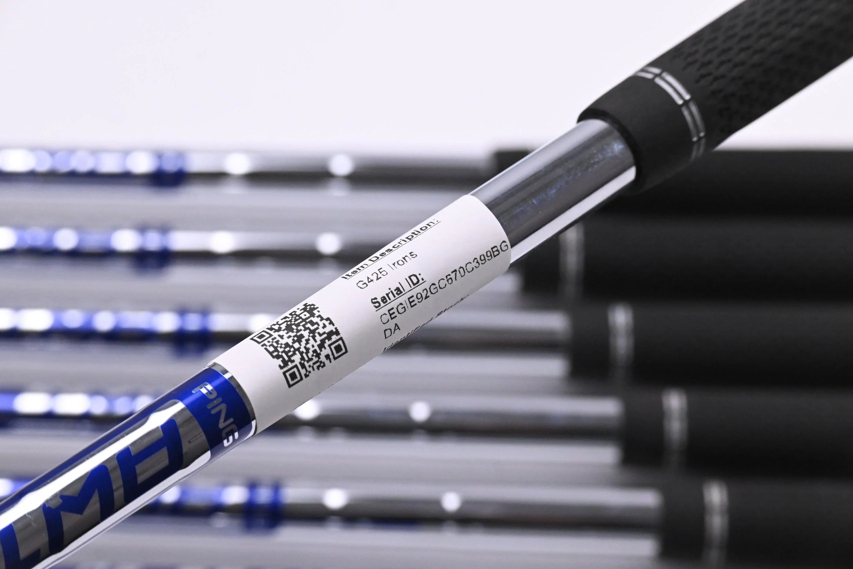 Ping G425 Irons / 5-PW+SW / White Dot / Regular Flex Ping AWT 2.0 Shafts - Image 6