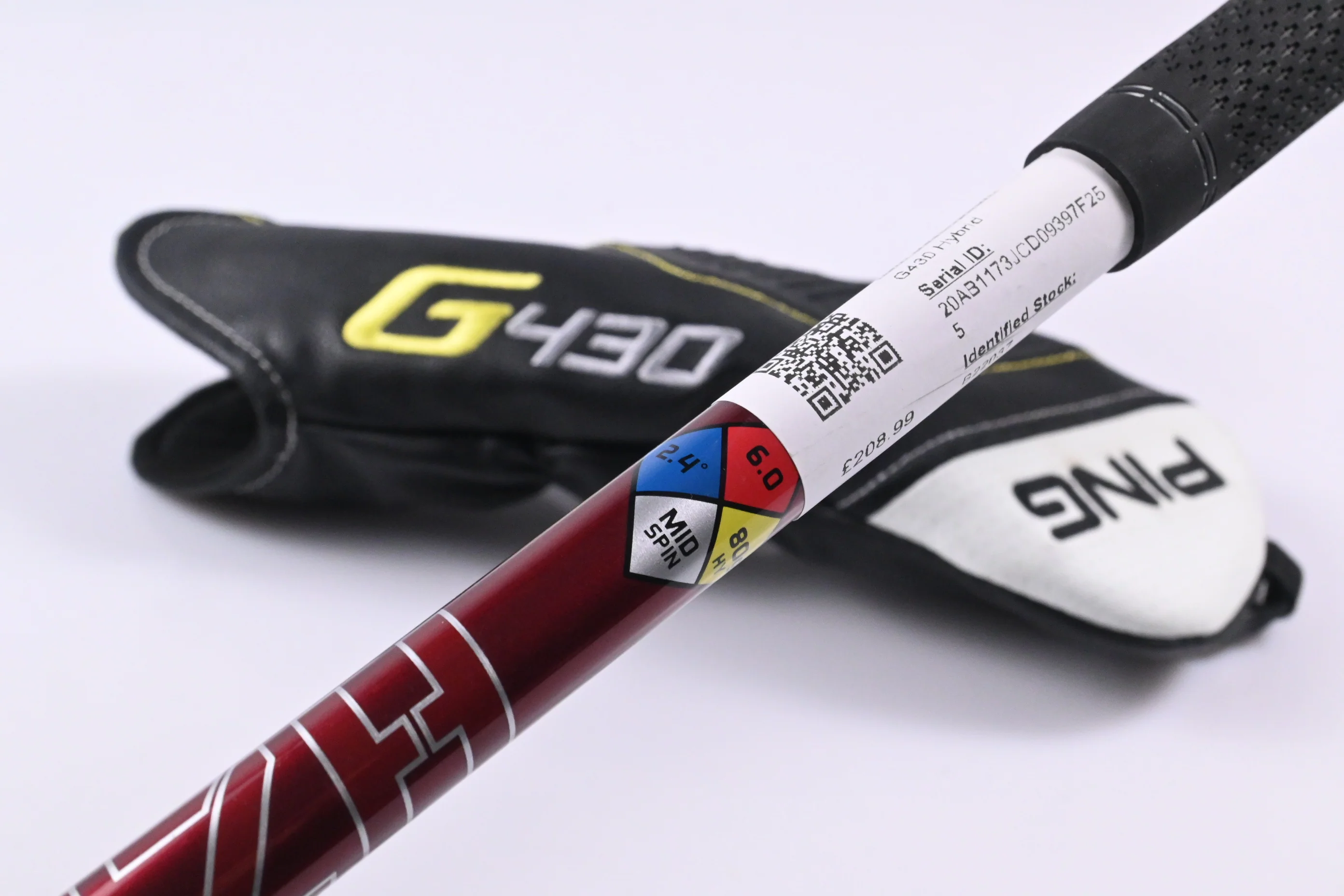 Ping G430 #3 Hybrid / 19 Degree / Stiff Flex HZRDUS Smoke Red RDX 80 Shaft - Image 6