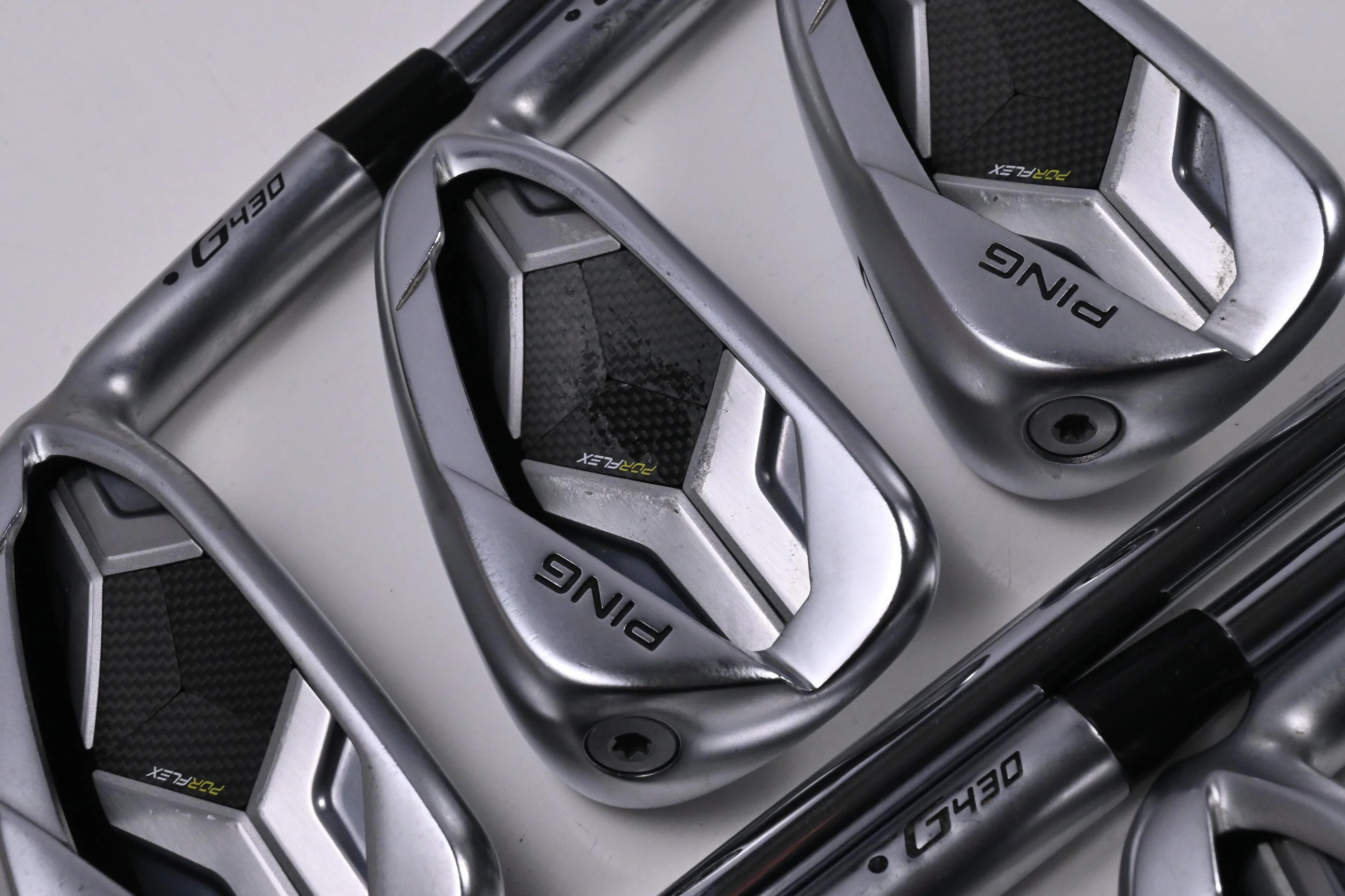 Ping G430 Irons / 5-PW+45 / Black Dot / Stiff Flex N.S.PRO Modus3 Tour 105