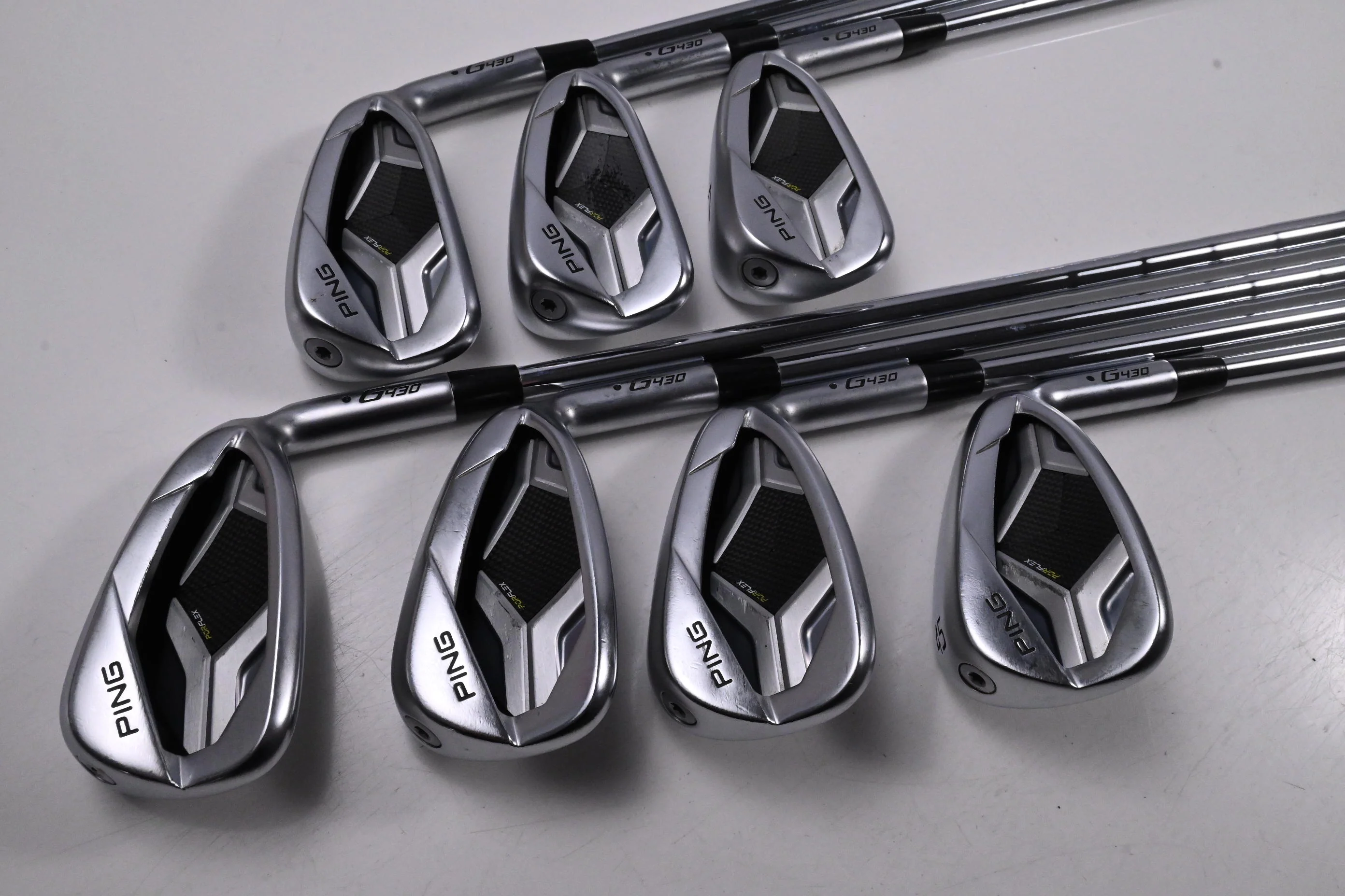 Ping G430 Irons / 5-PW+45 / Black Dot / Stiff Flex N.S.PRO Modus3 Tour 105 - Image 2