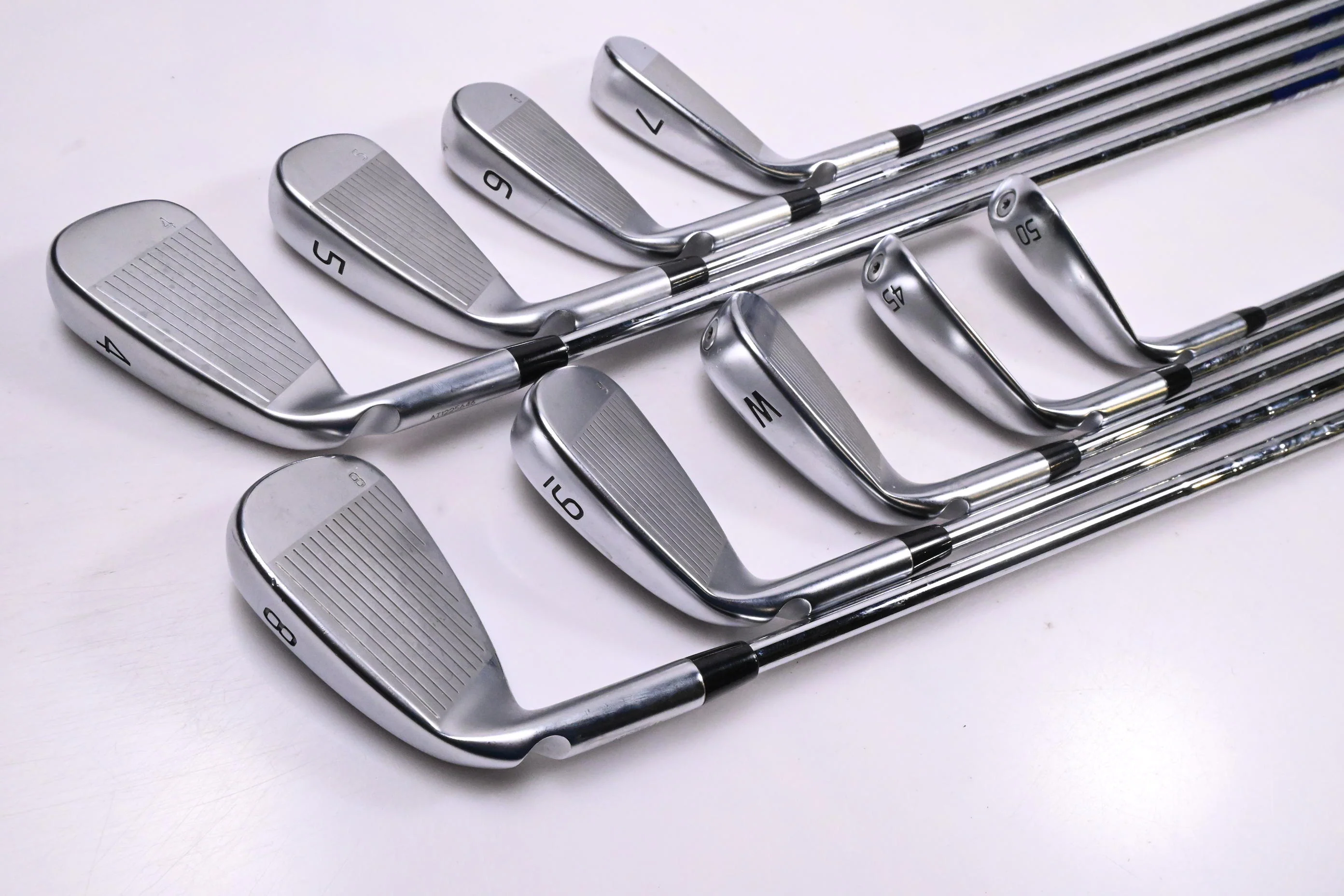 Ping G430 Irons / 4-PW+45°+50° / Red Dot / Stiff Flex Ping AWT 2.0 Shafts - Image 4