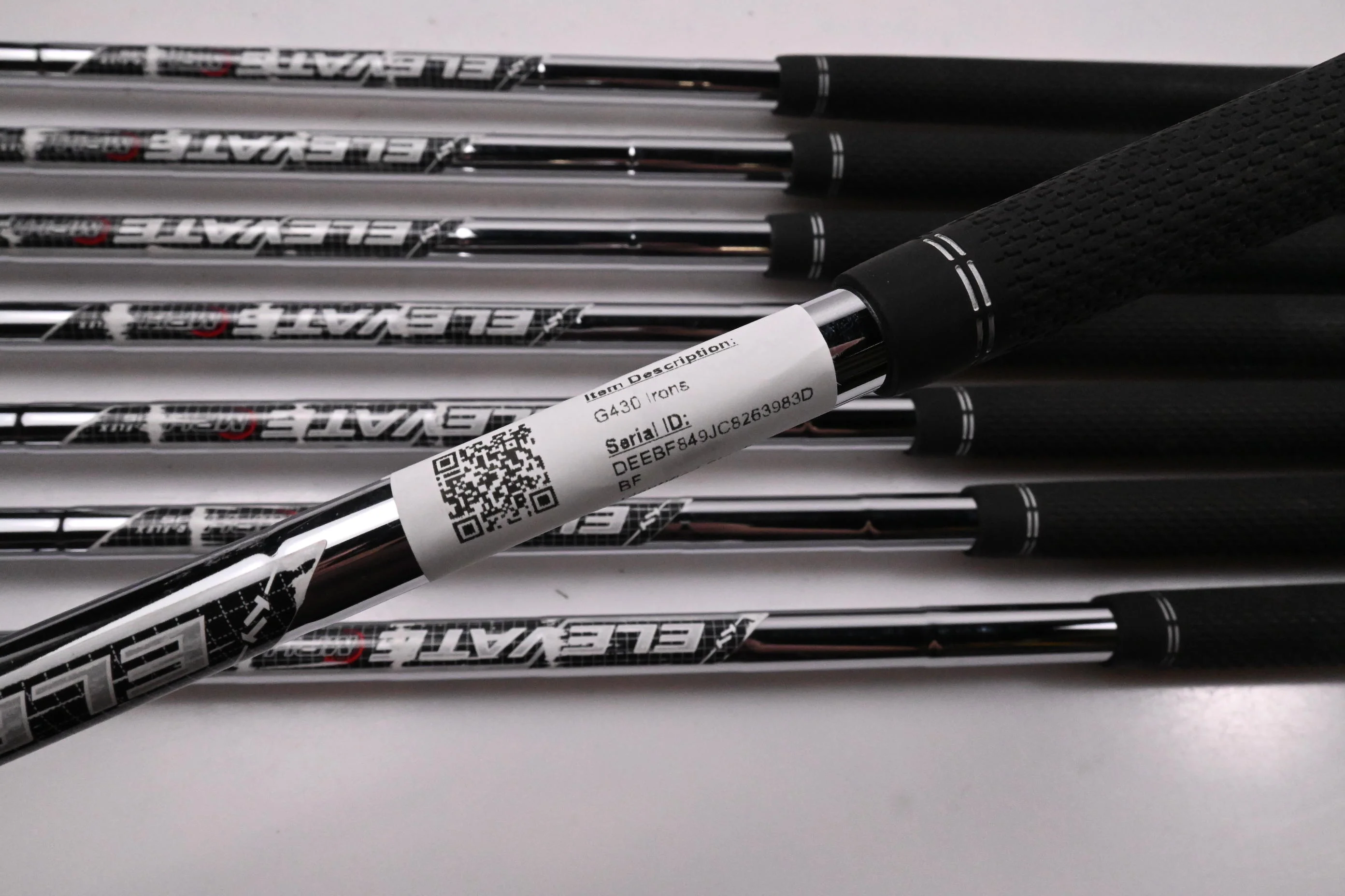 Ping G430 Irons / 5-PW+45°+50° / Black Dot / Regular Flex Elevate MPH 95 Shafts - Image 6