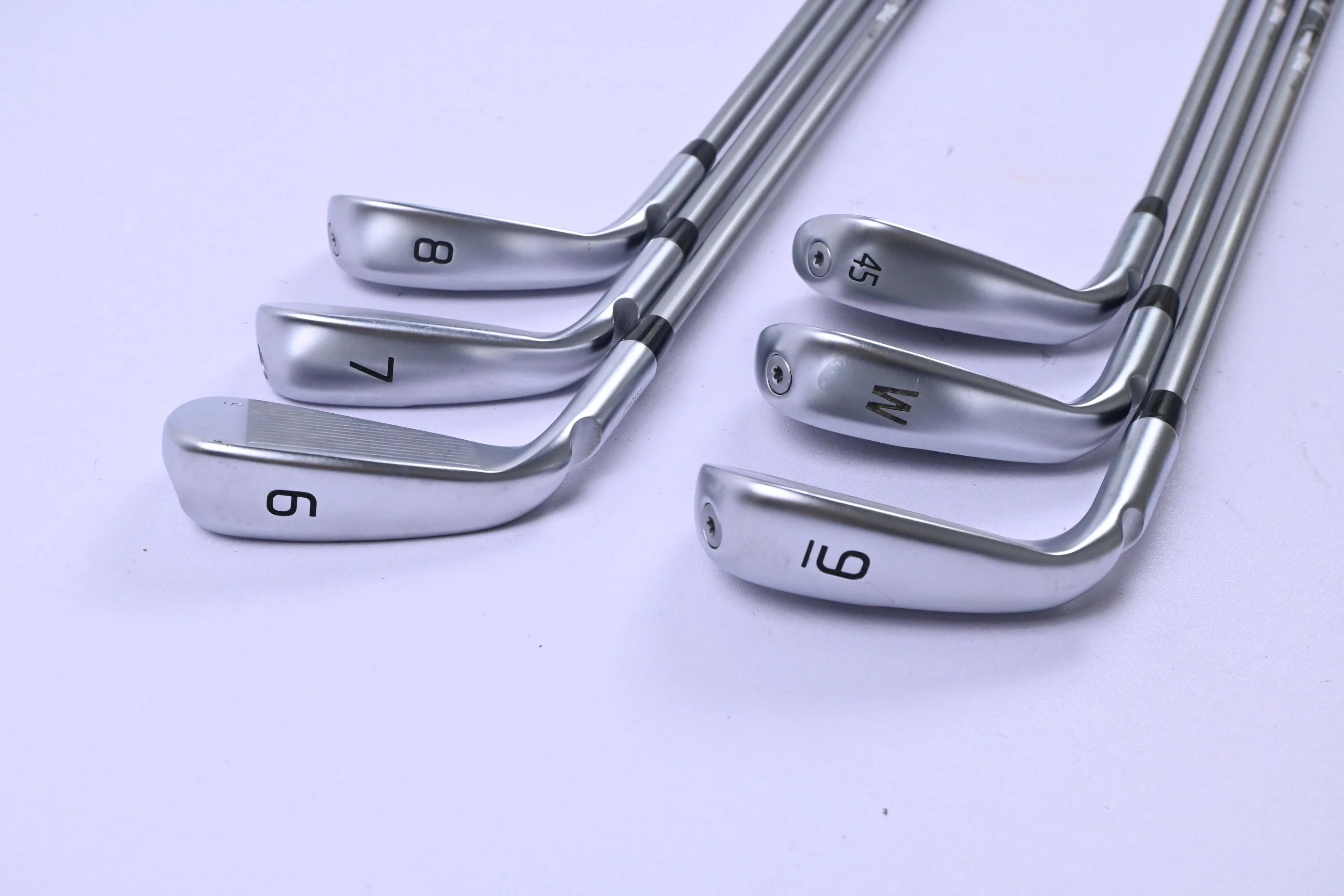 Ping G430 Irons / 6-PW+45° / Blue Dot / Senior Flex Ping Alta Quick 45 Shafts - Image 4