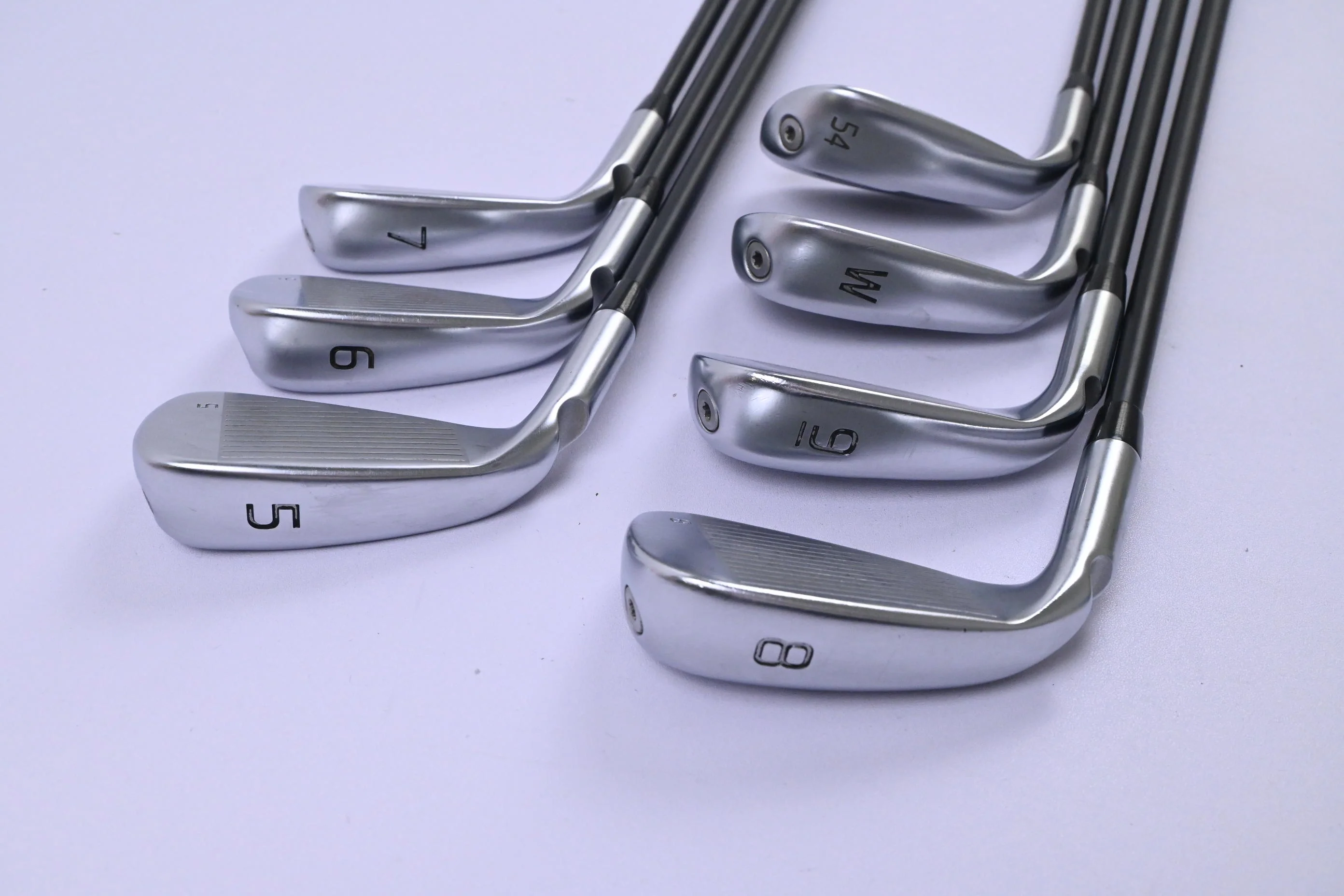 Ping G430 Irons / 5-PW+SW / Green Dot / Regular Flex Ping Alta CB AWT Shafts - Image 4