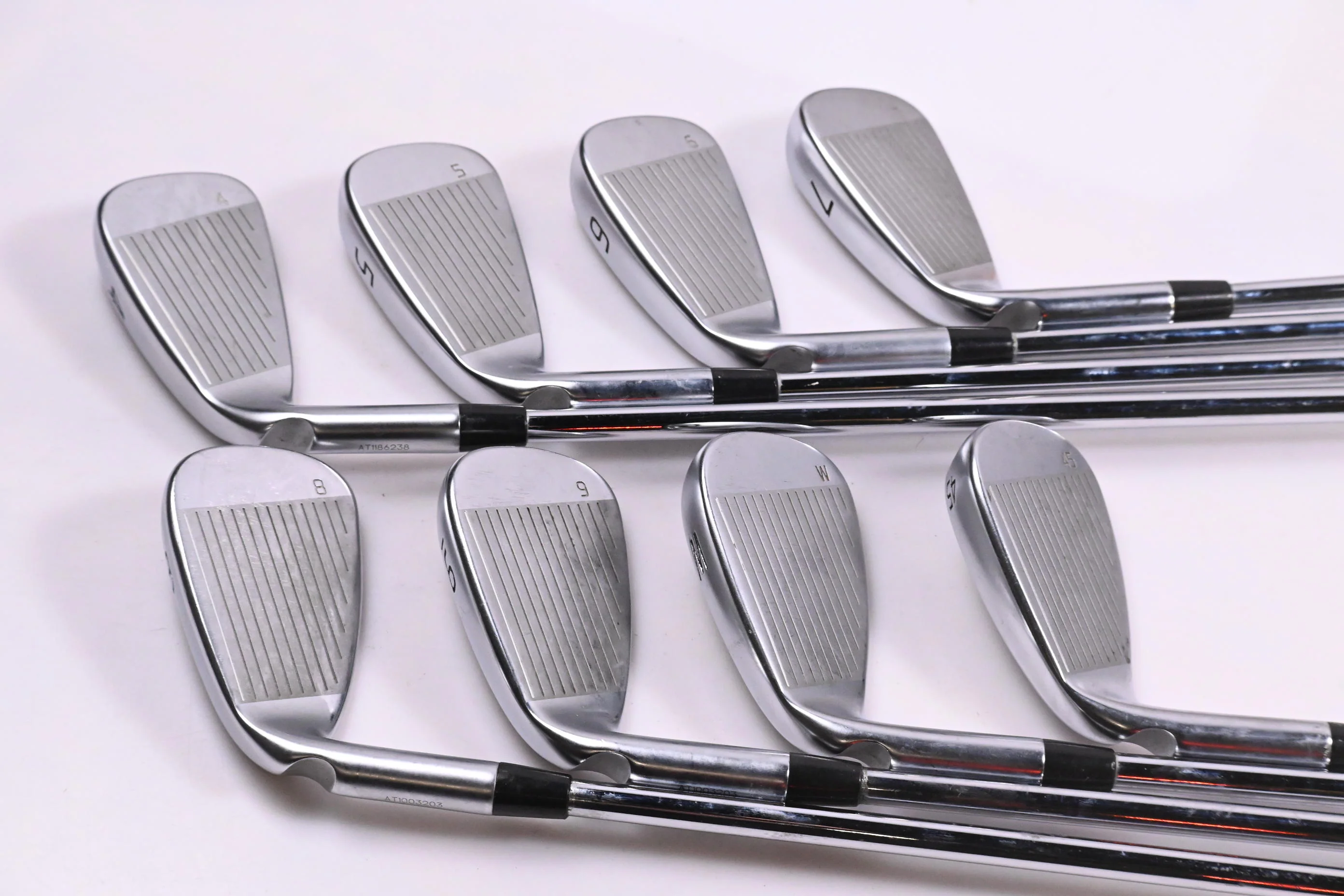 Ping G430 Irons / 4-PW+45° / Blue Dot / Regular Flex Ping AWT 2.0 Shafts - Image 3