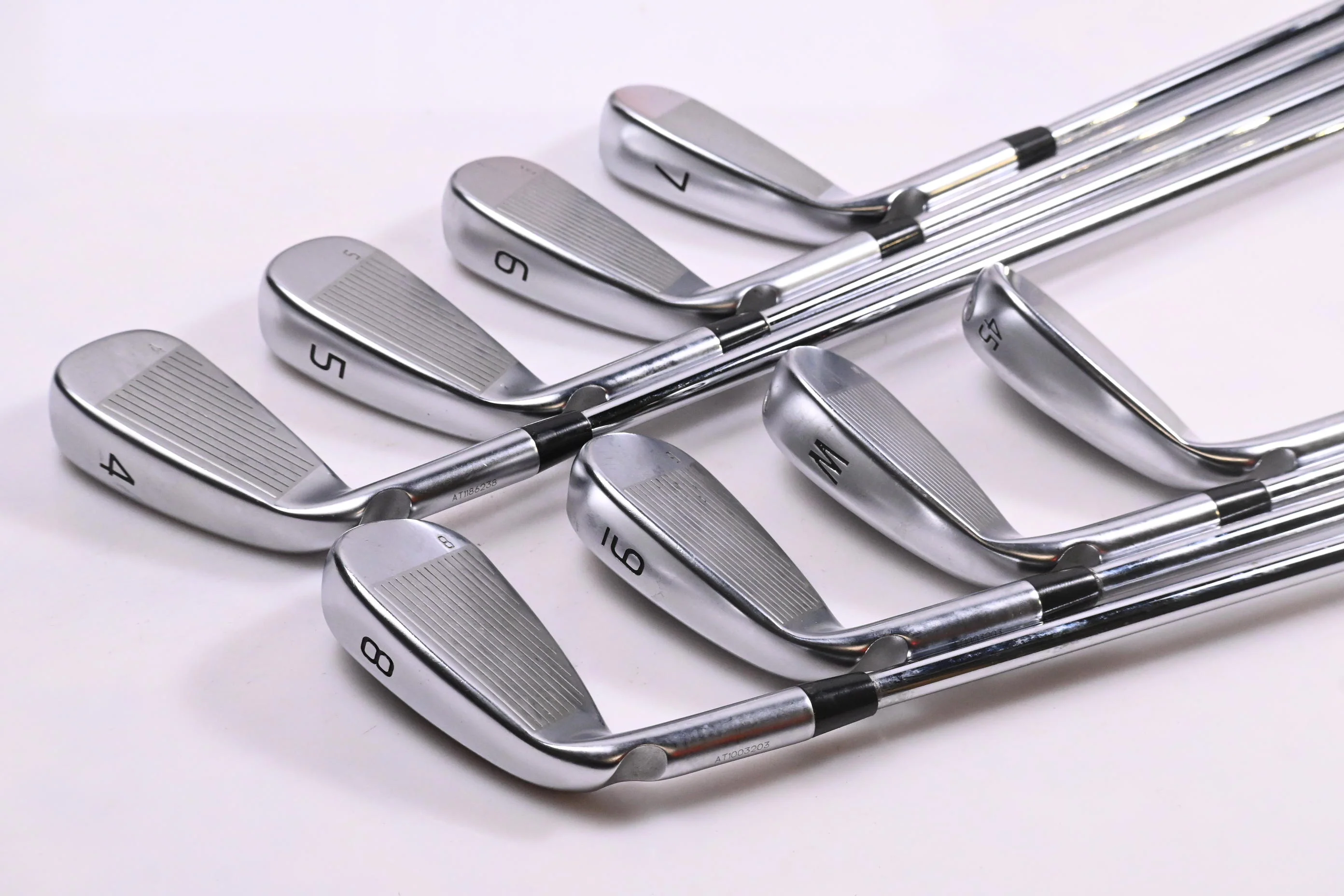 Ping G430 Irons / 4-PW+45° / Blue Dot / Regular Flex Ping AWT 2.0 Shafts - Image 4