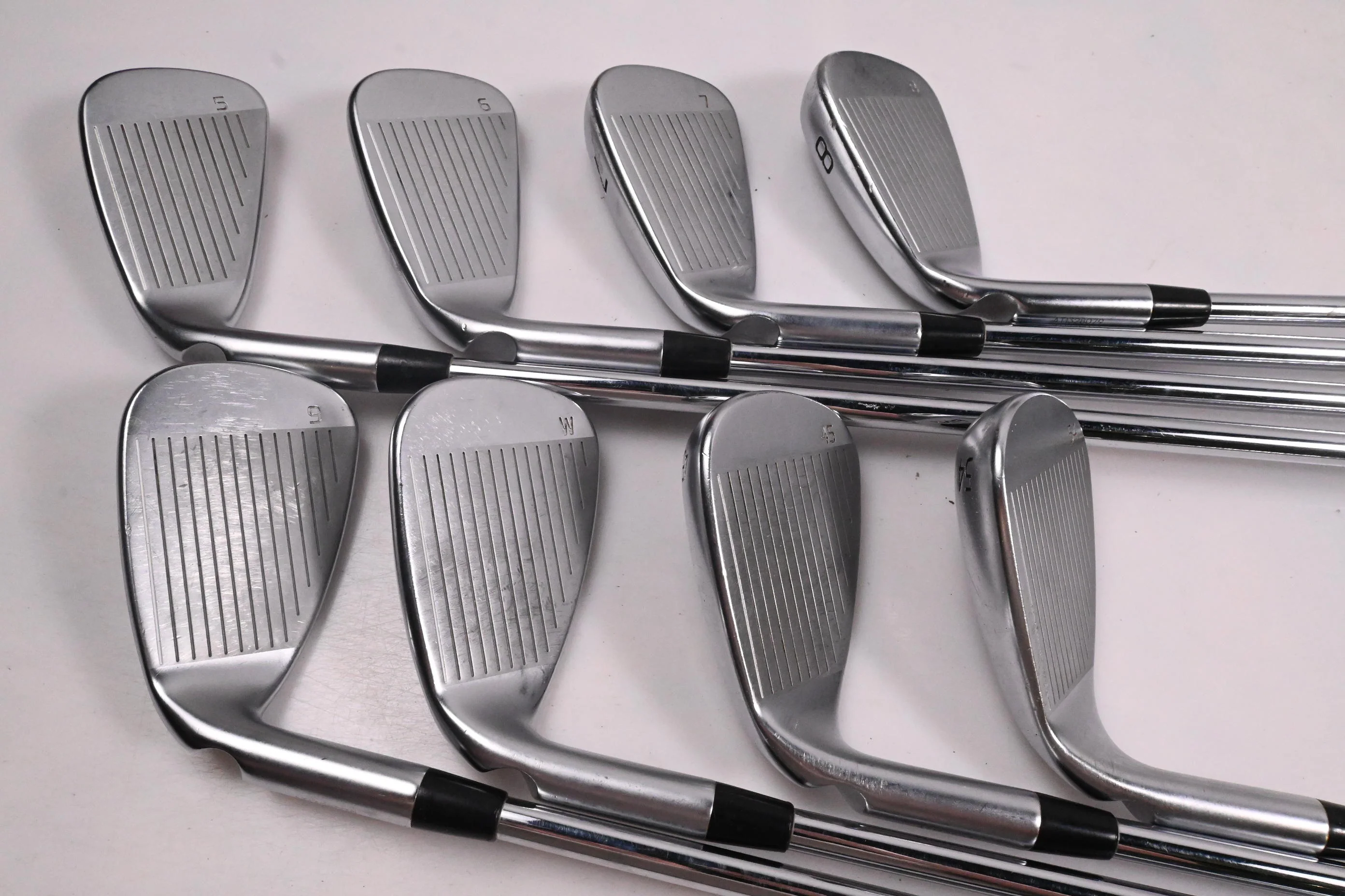 Ping G430 Irons / 5-PW+45°+54° / White Dot / Regular Flex Ping AWT 2.0 Shafts - Image 3