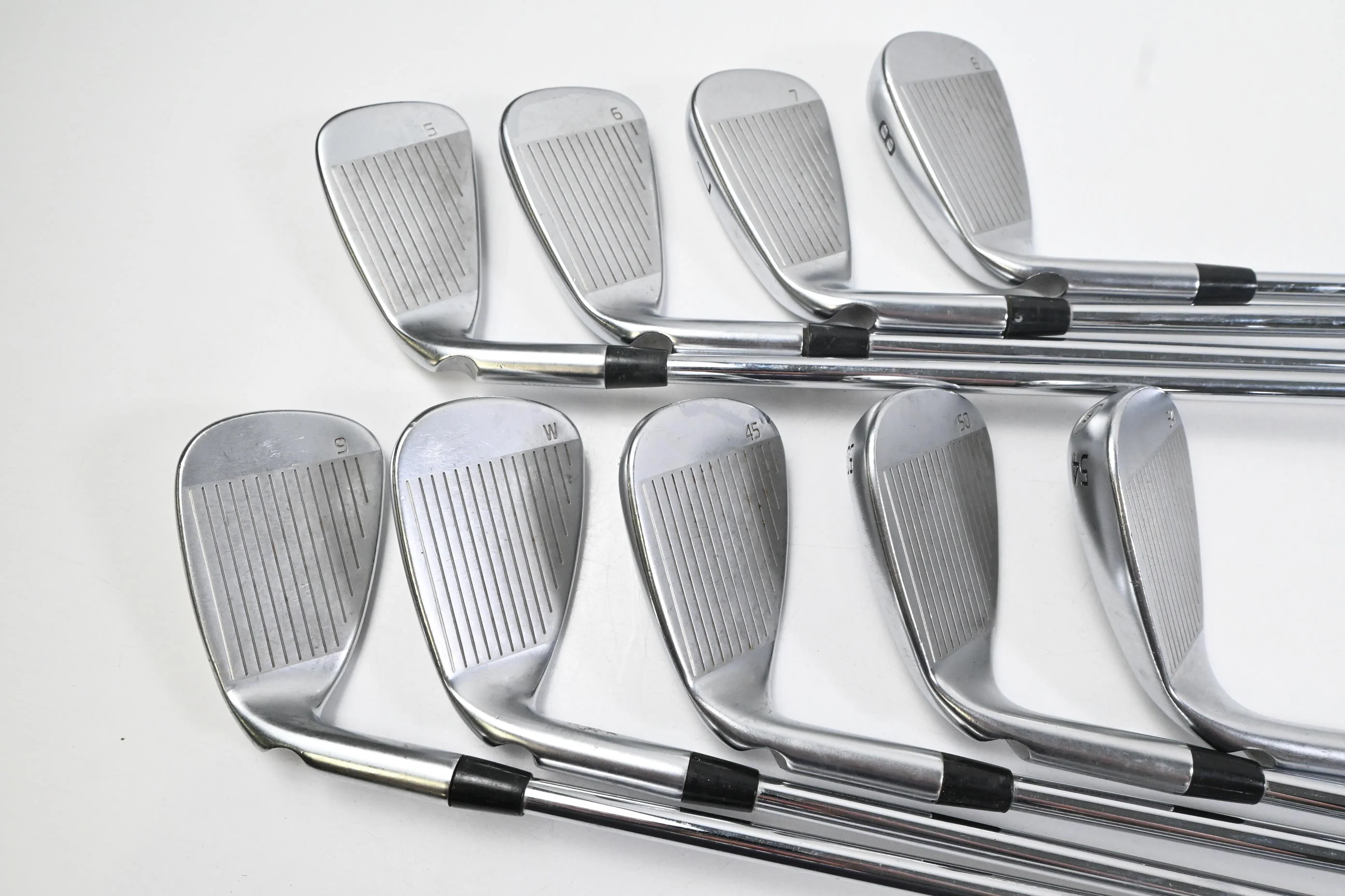 Ping G430 Irons / 5-PW+AW+GW+SW / Blue Dot / Regular Flex Ping AWT 2.0 Shafts - Image 3