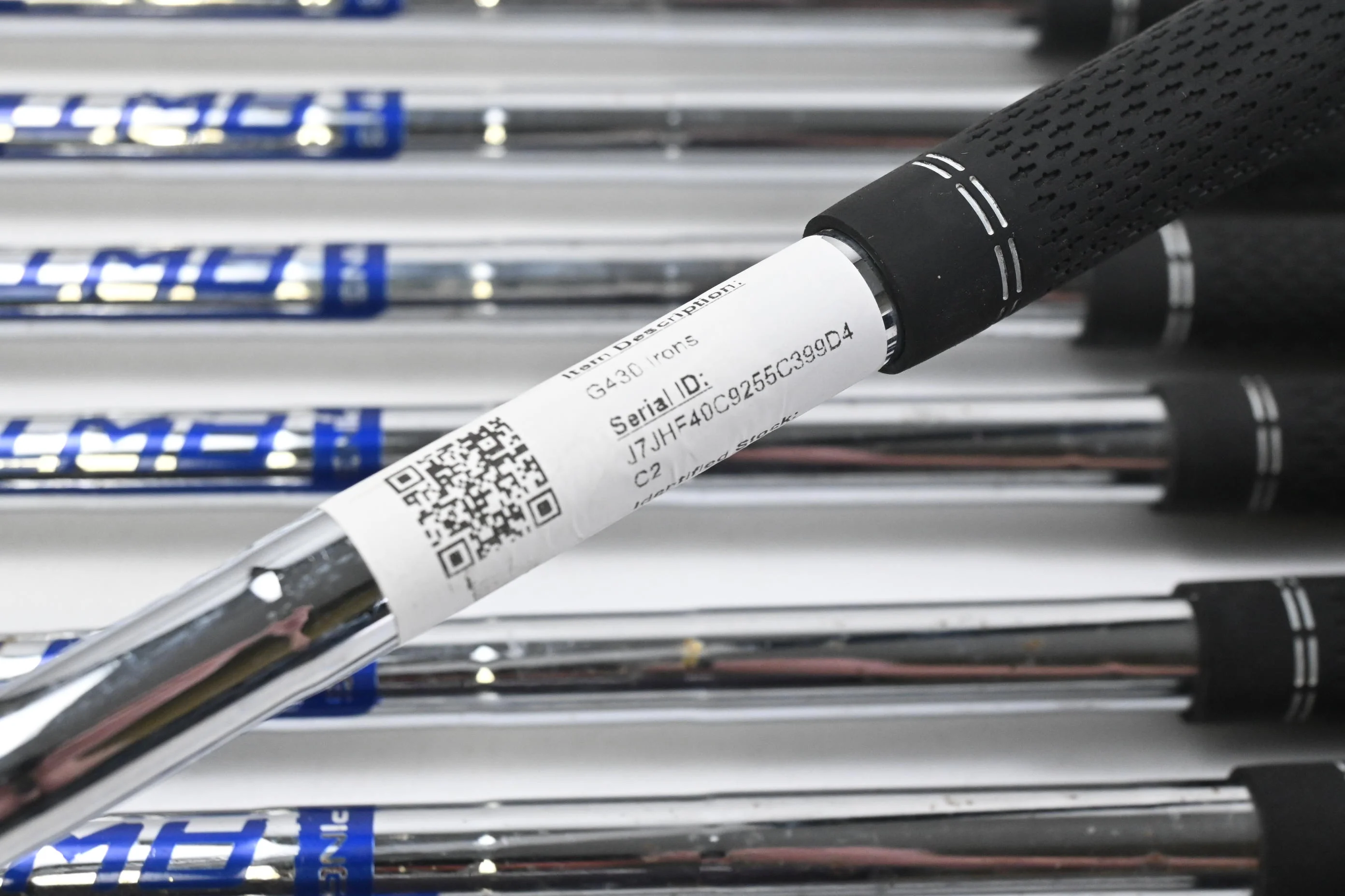 Ping G430 Irons / 5-PW+AW+GW+SW / Blue Dot / Regular Flex Ping AWT 2.0 Shafts - Image 6