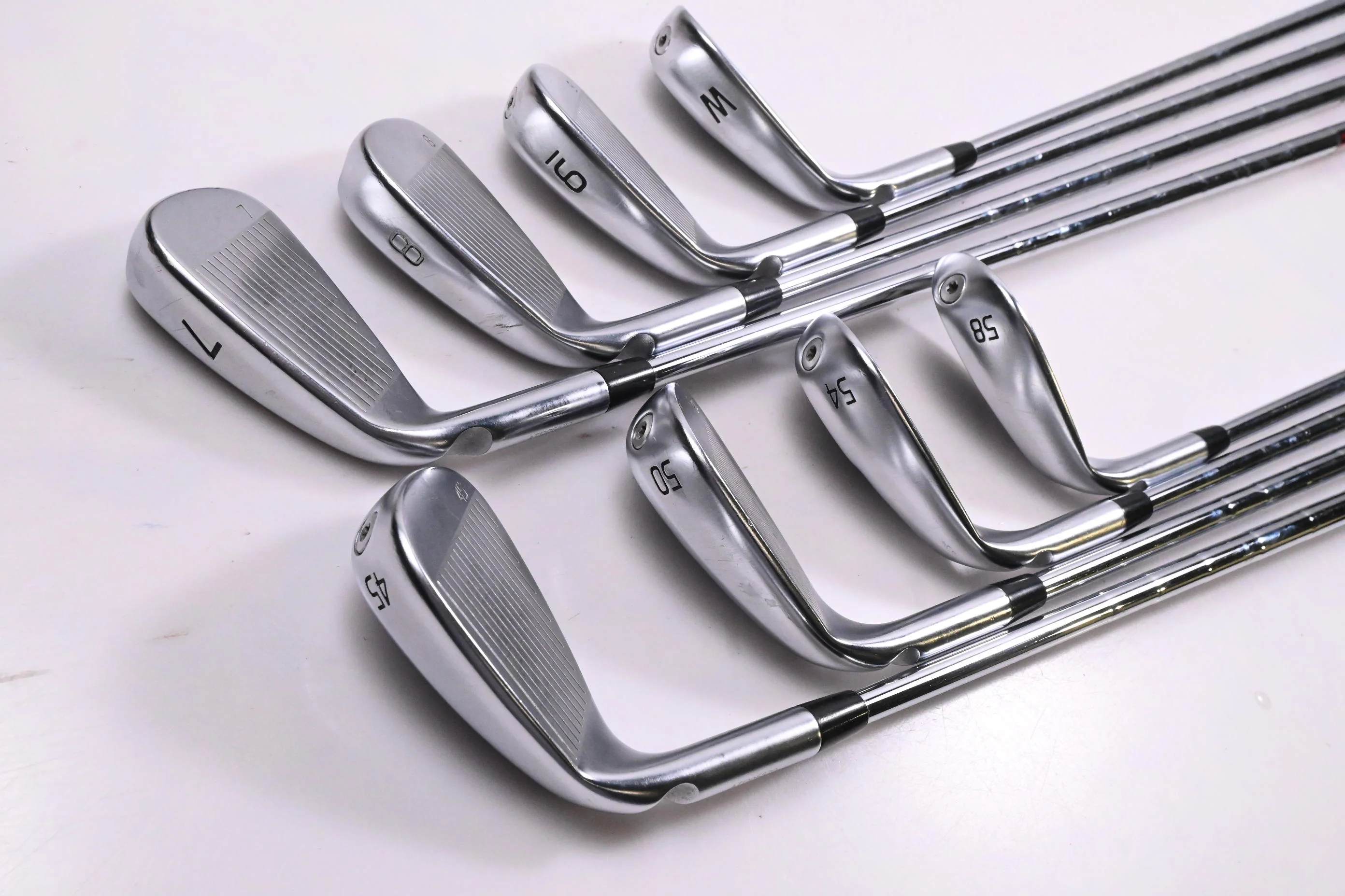 Ping G430 Irons / 7-PW+45°+50°+54°+58° / Red Dot / Stiff Flex KBS Tour 120 - Image 4