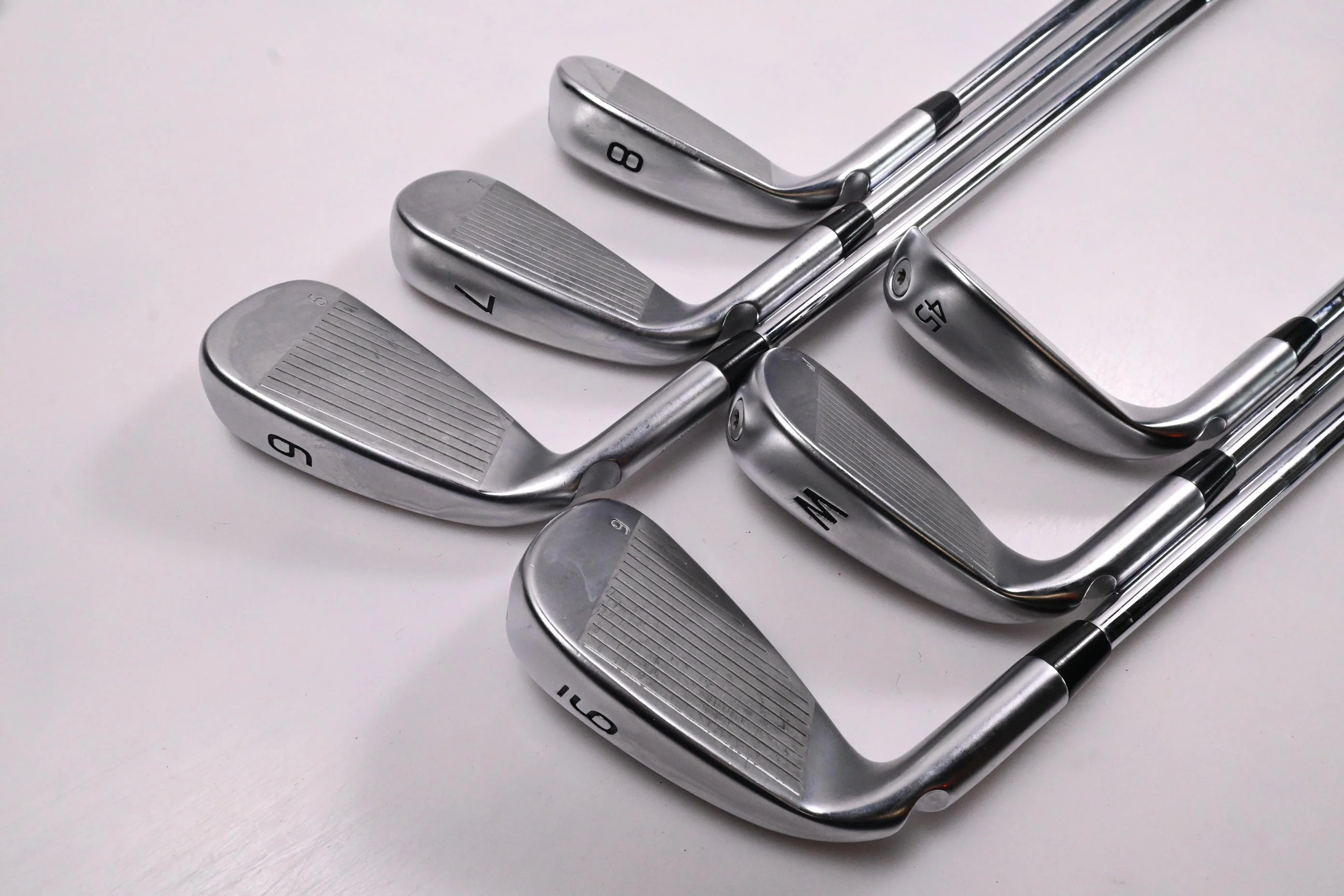 Ping G430 Irons / 6-PW+45° / Green Dot / Regular Flex Ping AWT 2.0 Shafts - Image 4