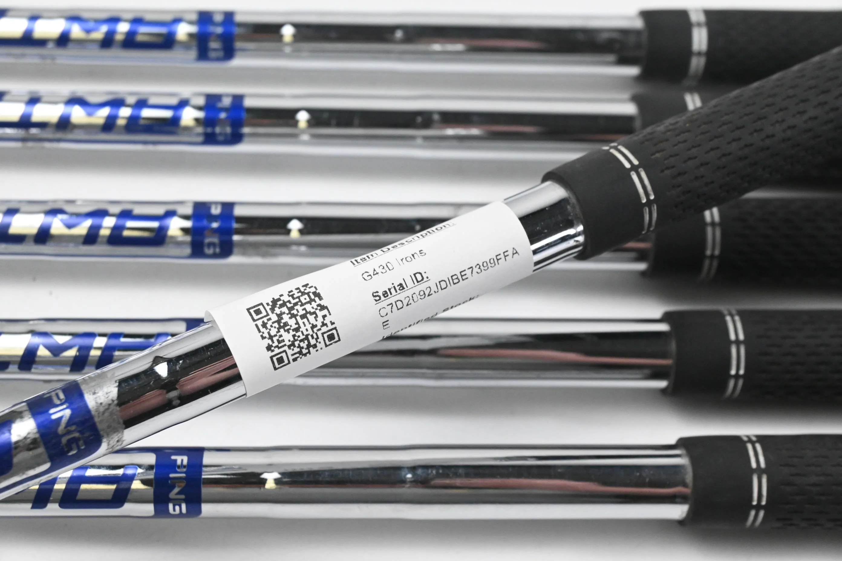 Ping G430 Irons / 5-PW / Green Dot / Regular Flex Ping AWT 2.0 Steel Shafts - Image 6