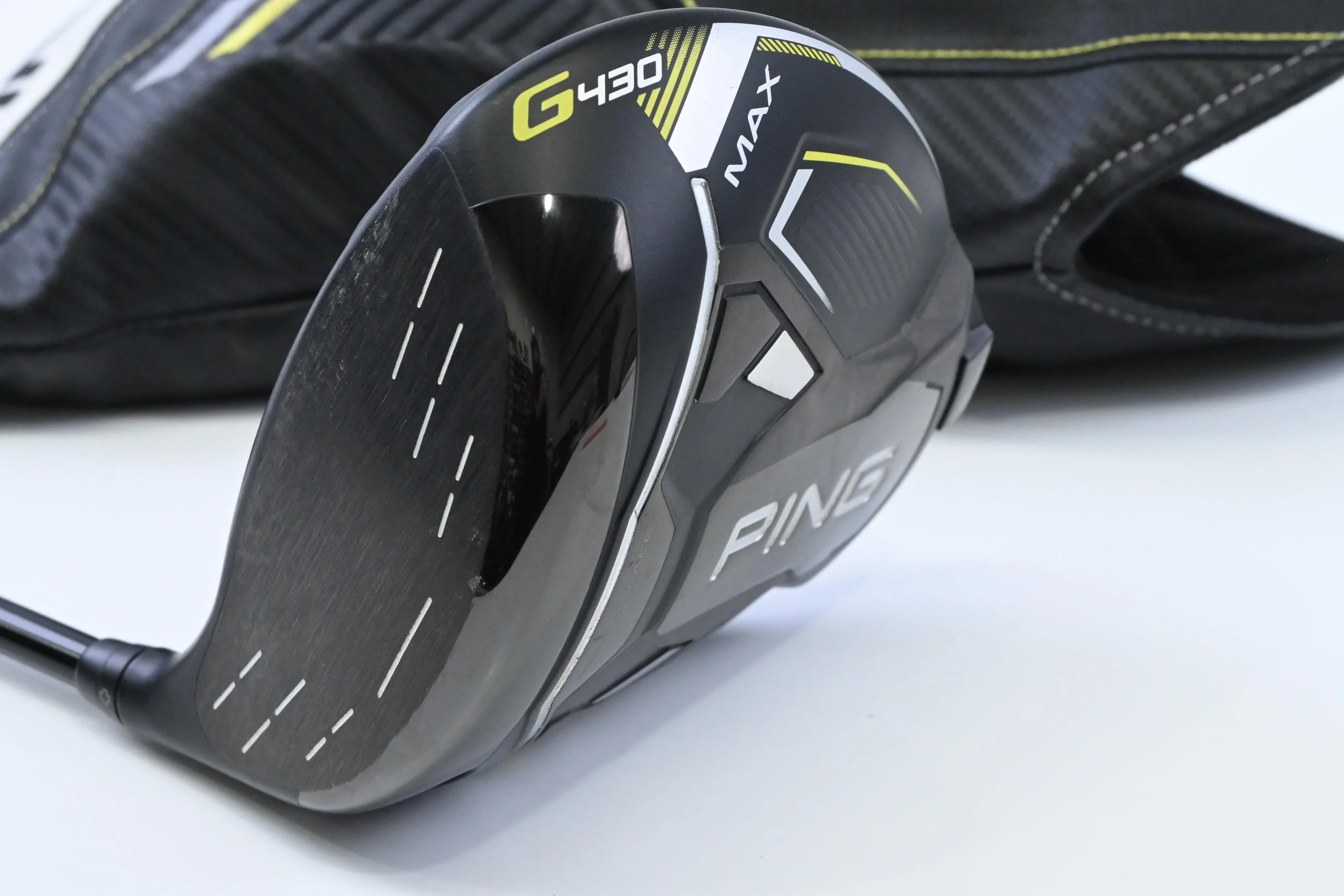 Left Hand Ping G430 Max Driver / 10.5 Degree / Stiff Flex HZRDUS Smoke Red RDX